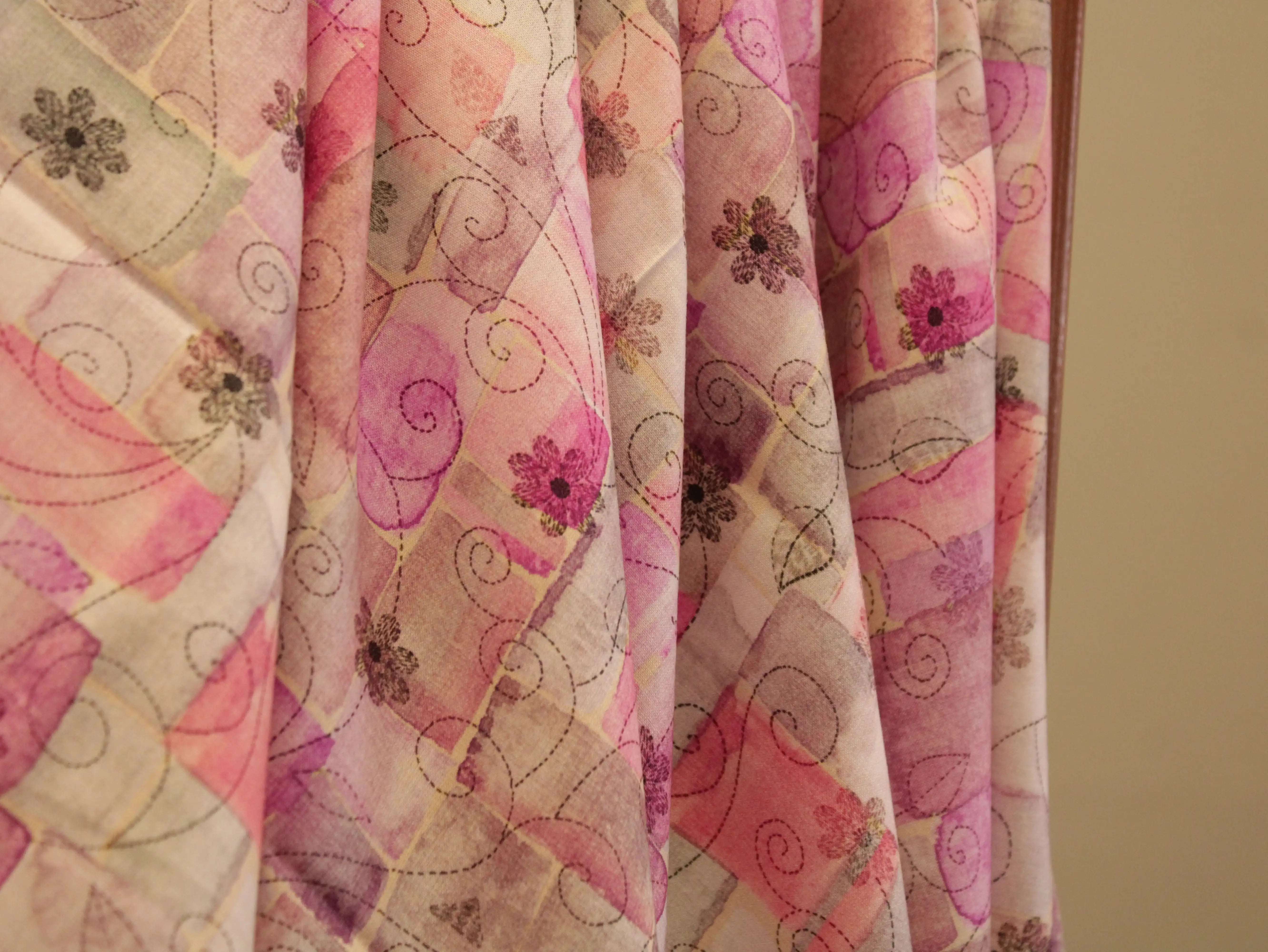 Premium Digital Printed Microfiber Cotton Lawn Fabric