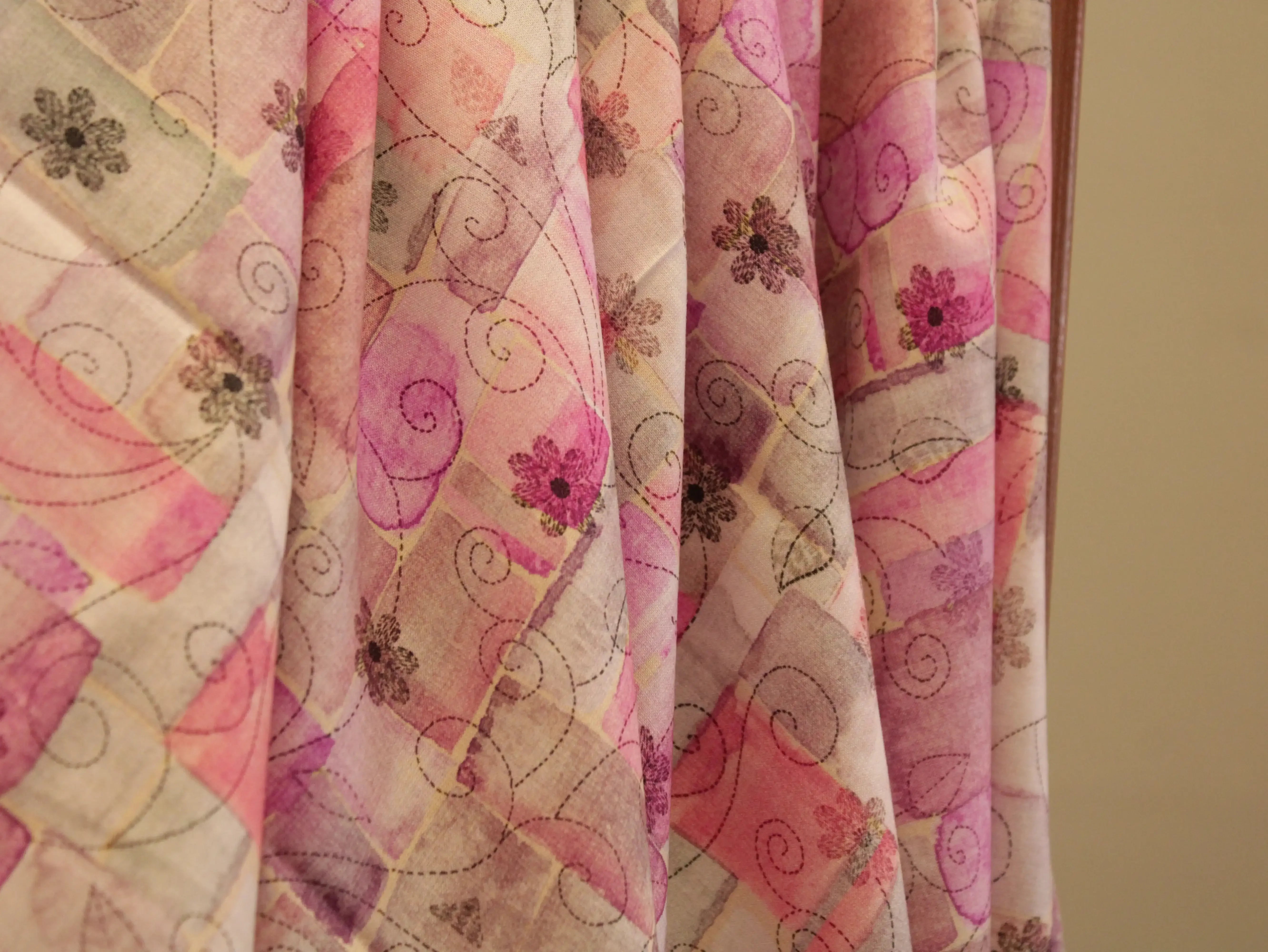 Premium Digital Printed Microfiber Cotton Lawn Fabric - M'Foks