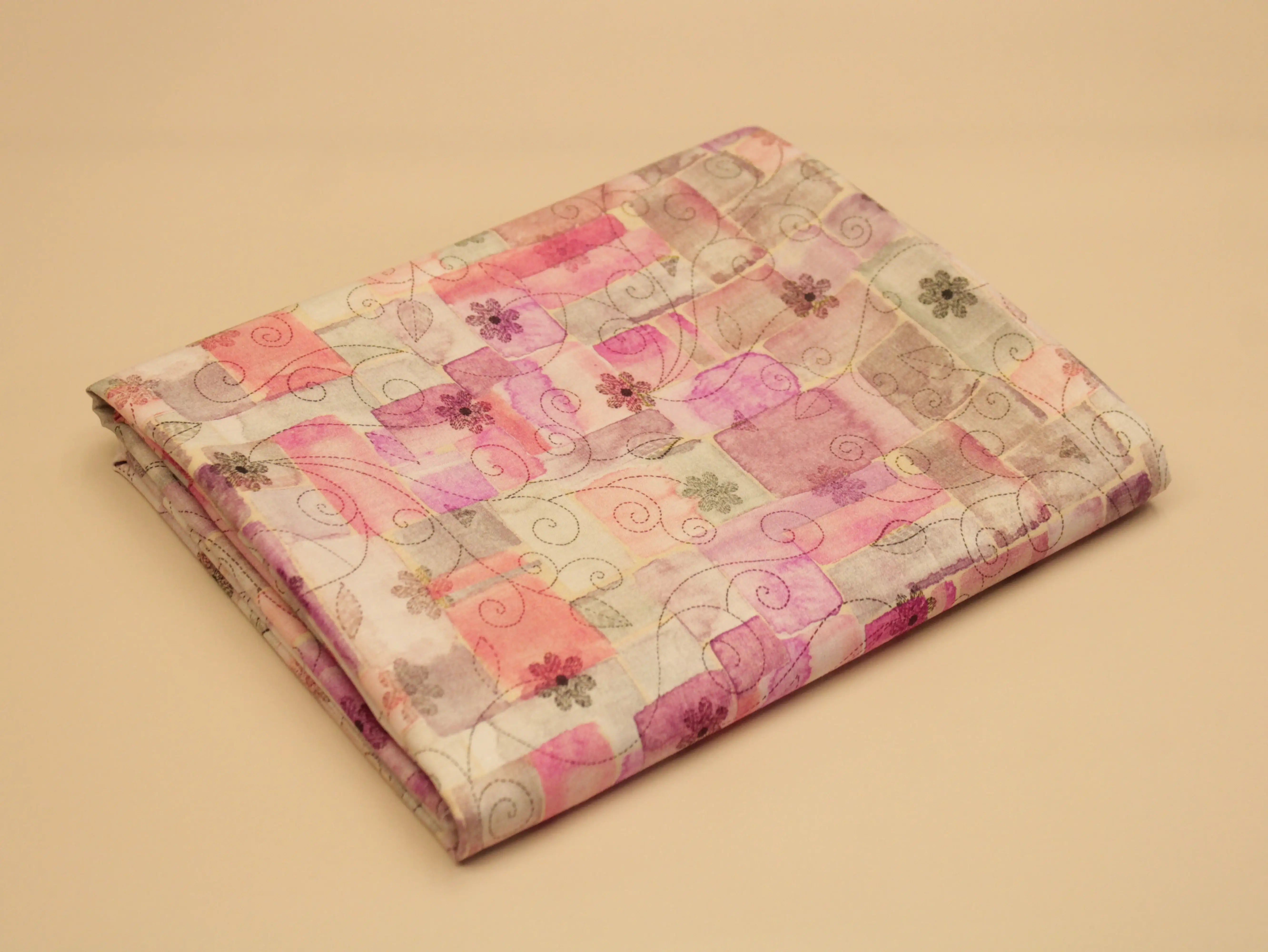 Premium Digital Printed Microfiber Cotton Lawn Fabric