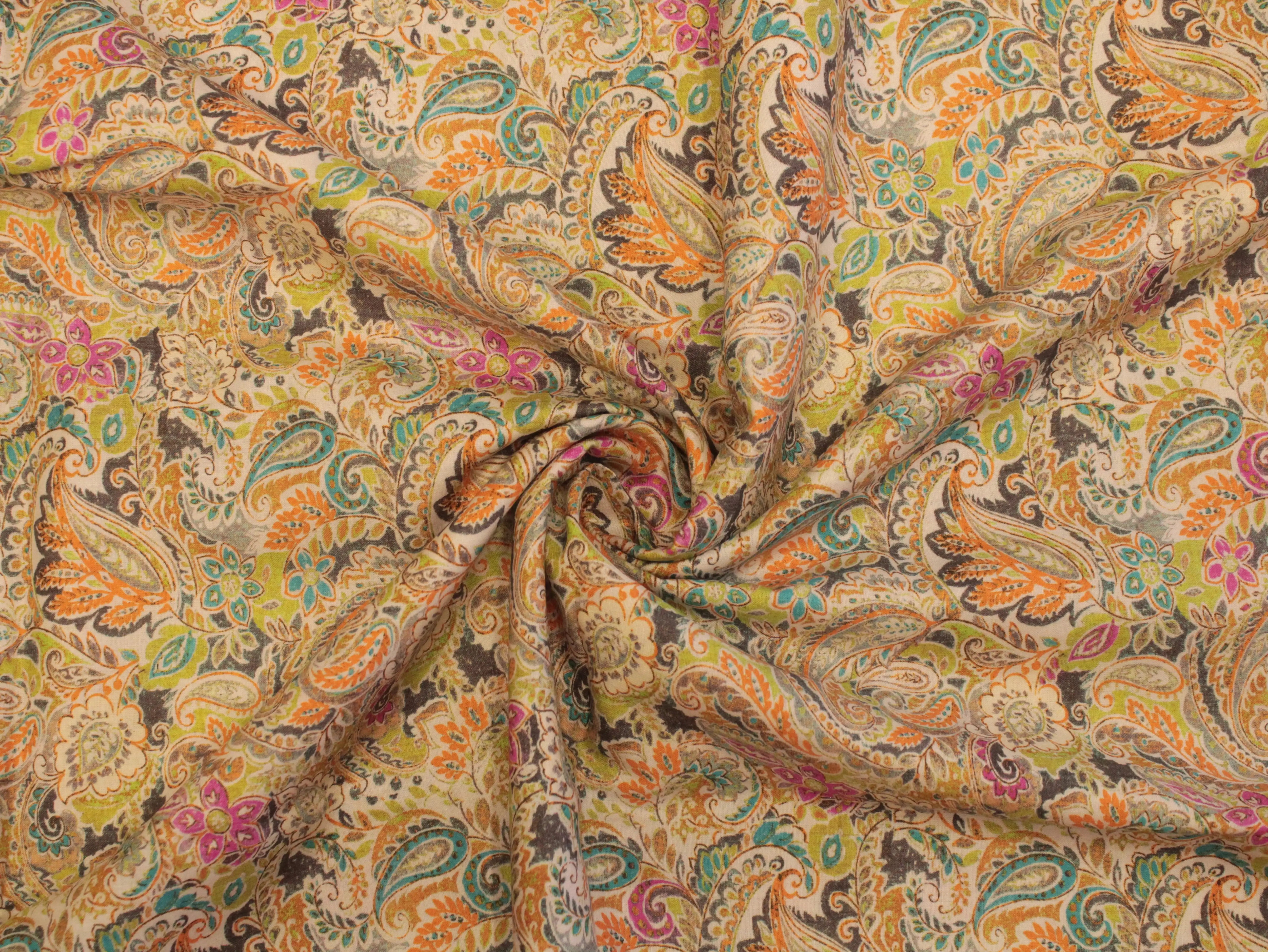 Premium Digital Printed Microfiber Cotton Lawn Fabric