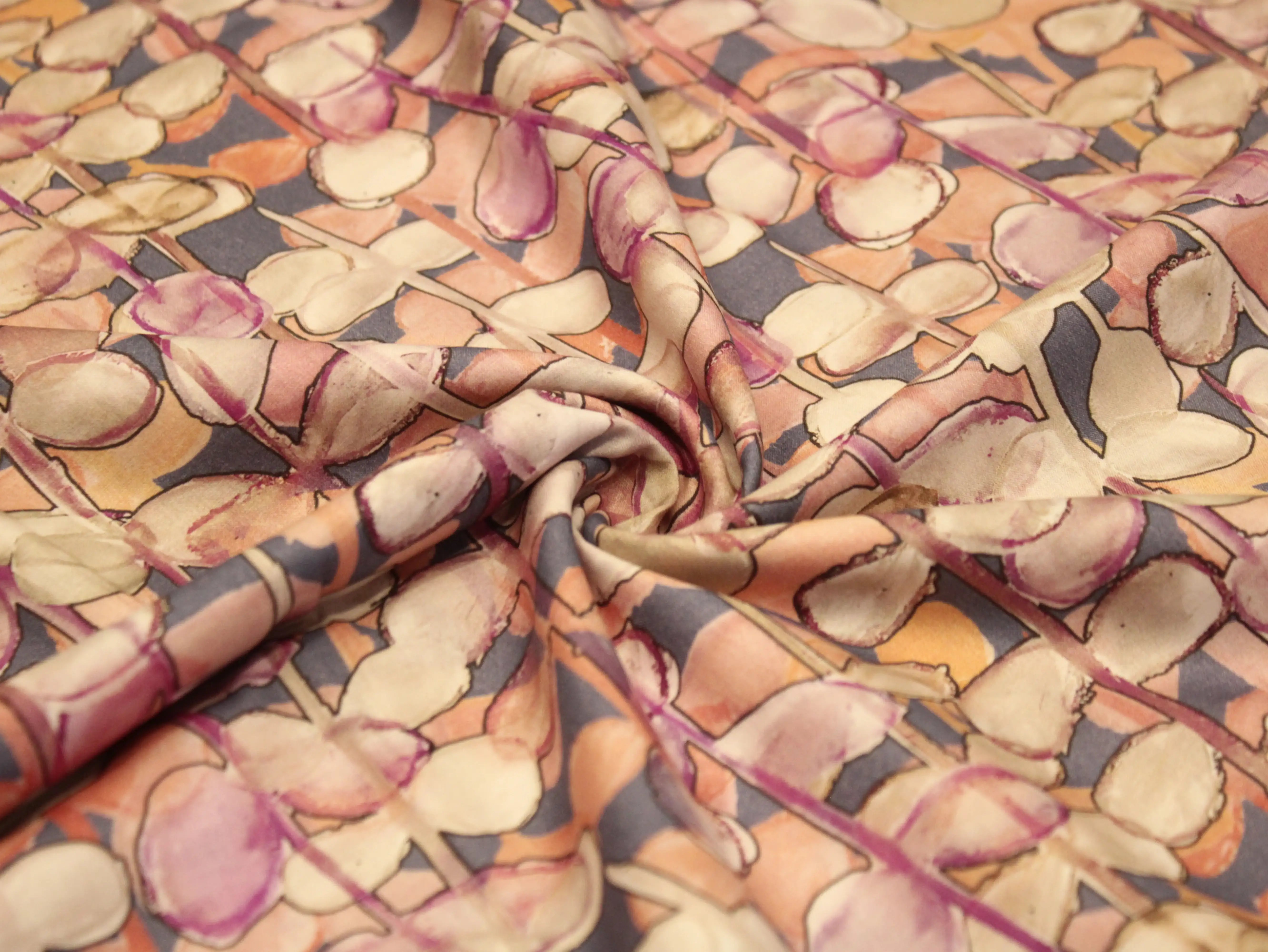 Premium Digital Printed Microfiber Cotton Lawn Fabric