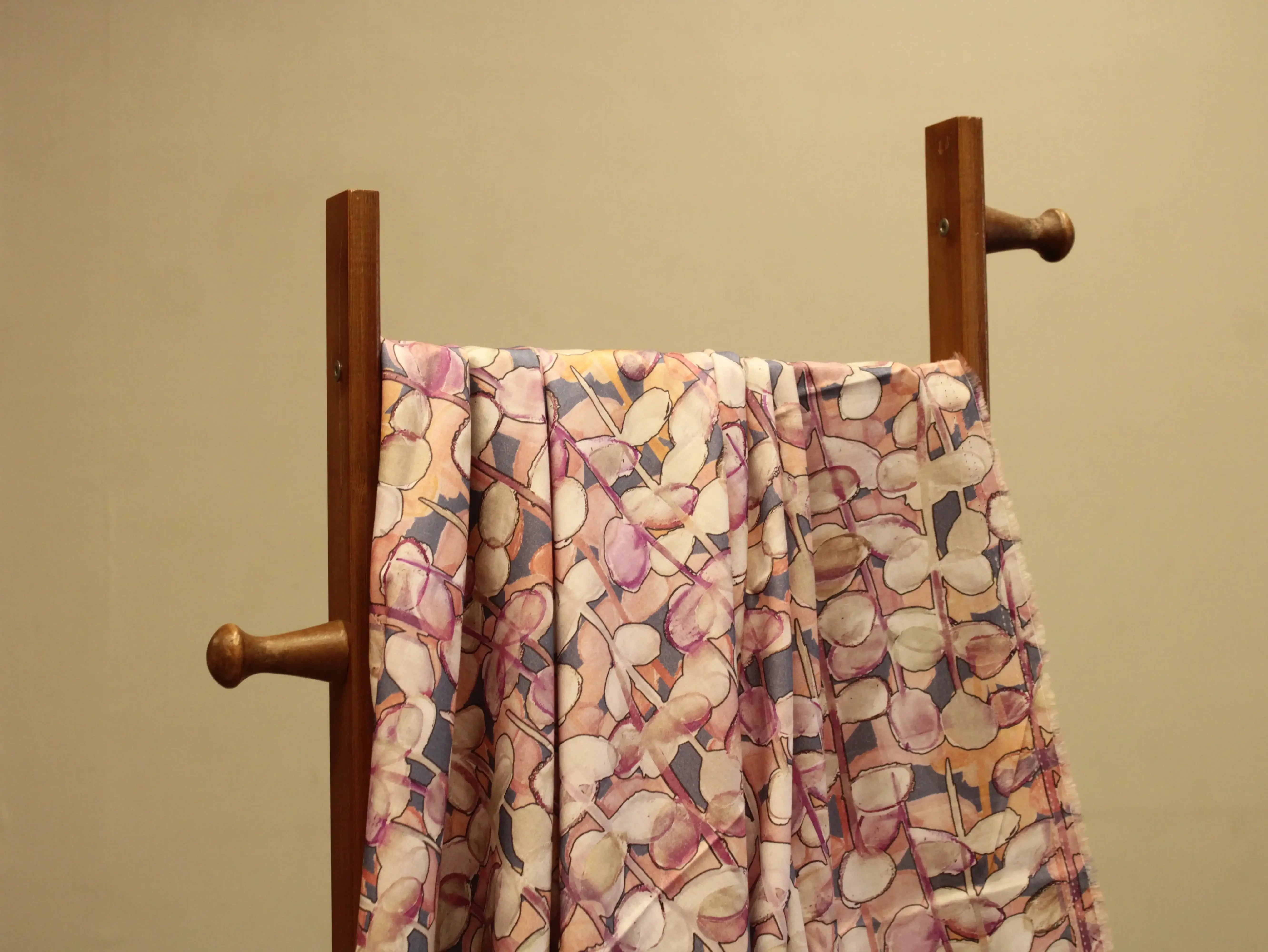 Premium Digital Printed Microfiber Cotton Lawn Fabric - M'Foks