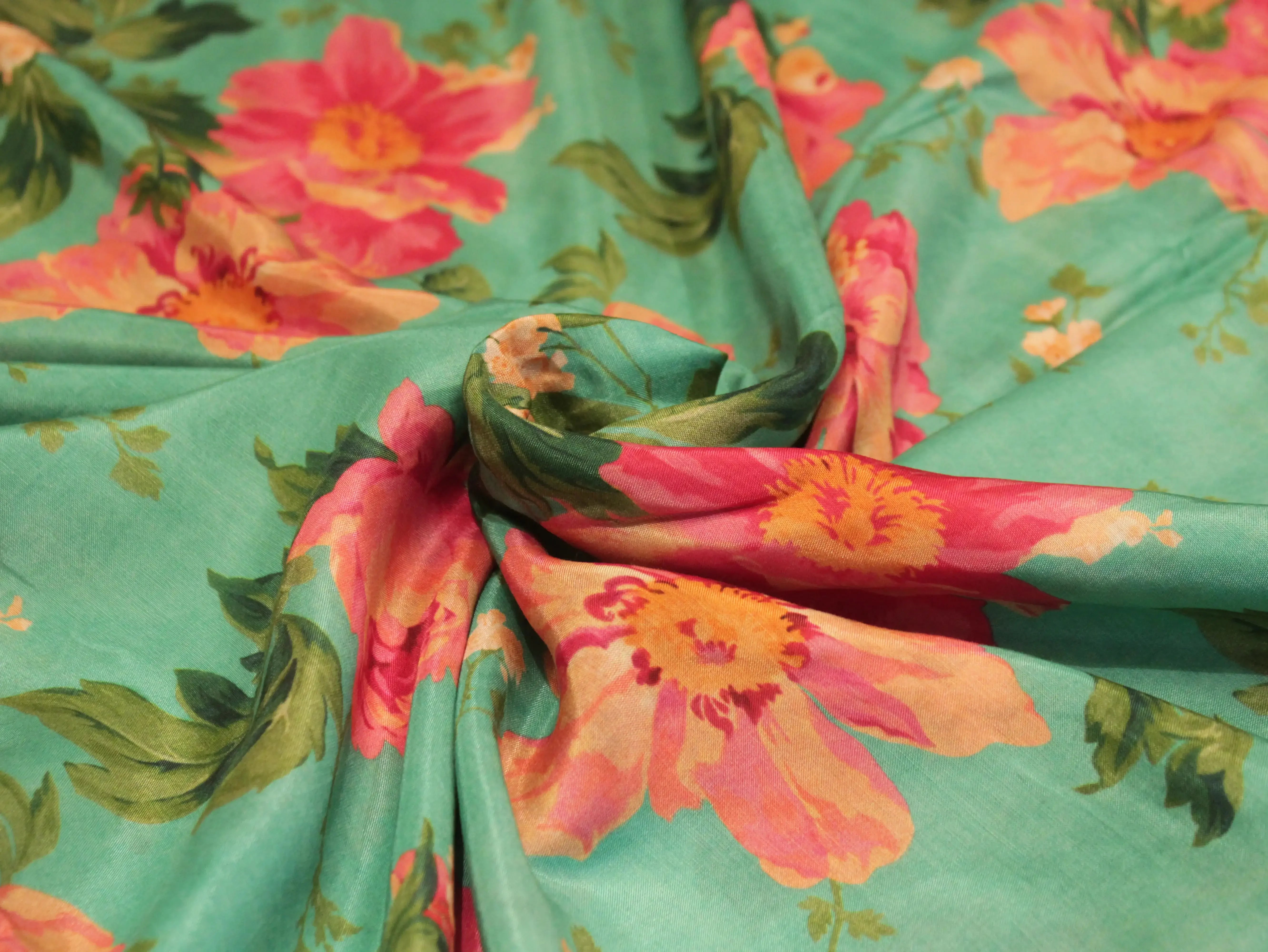 Pure Soft Modal Muslin Digital Printed Fabric - M'Foks