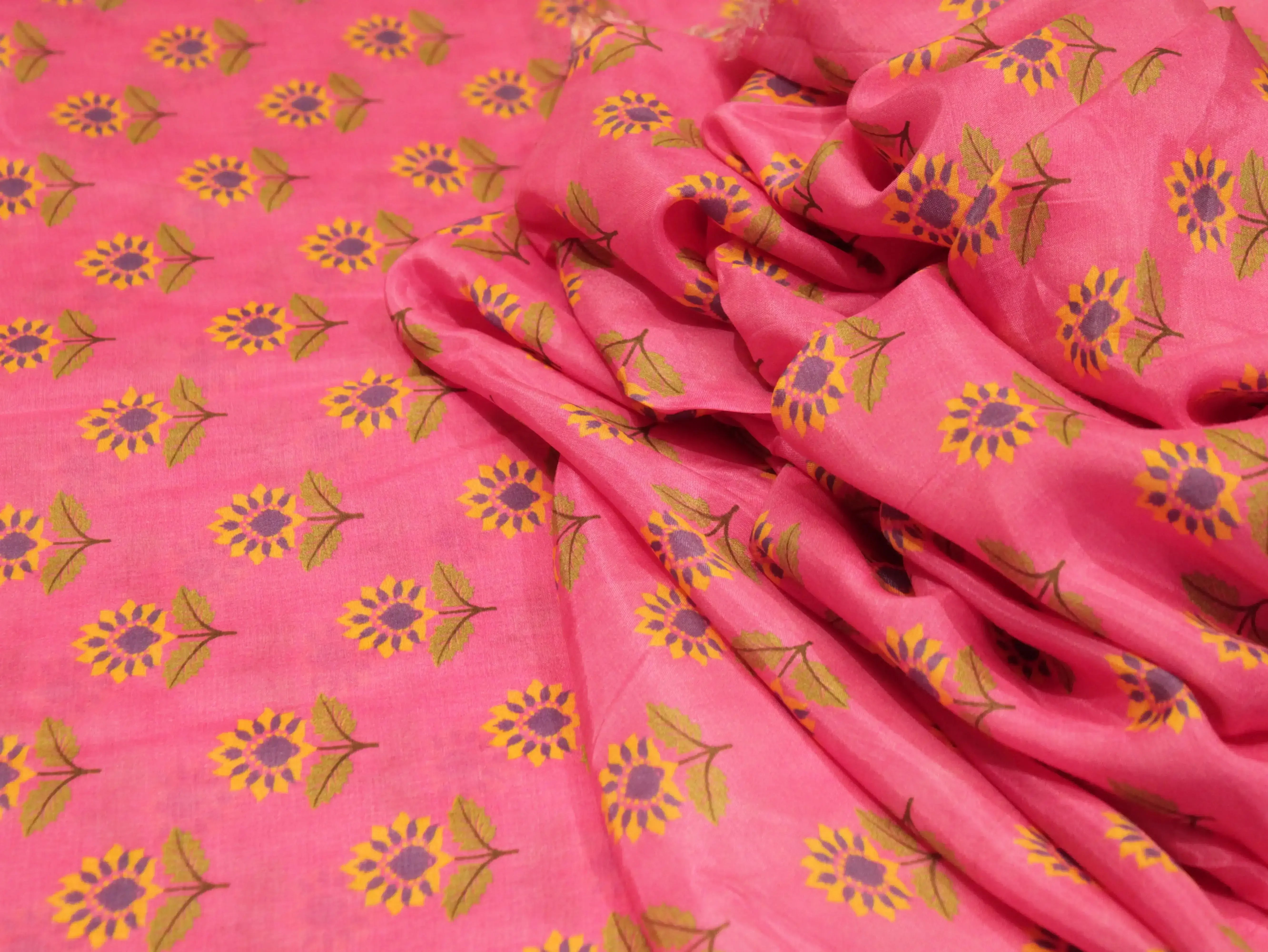Pure Soft Modal Muslin Digital Printed Fabric - M'Foks