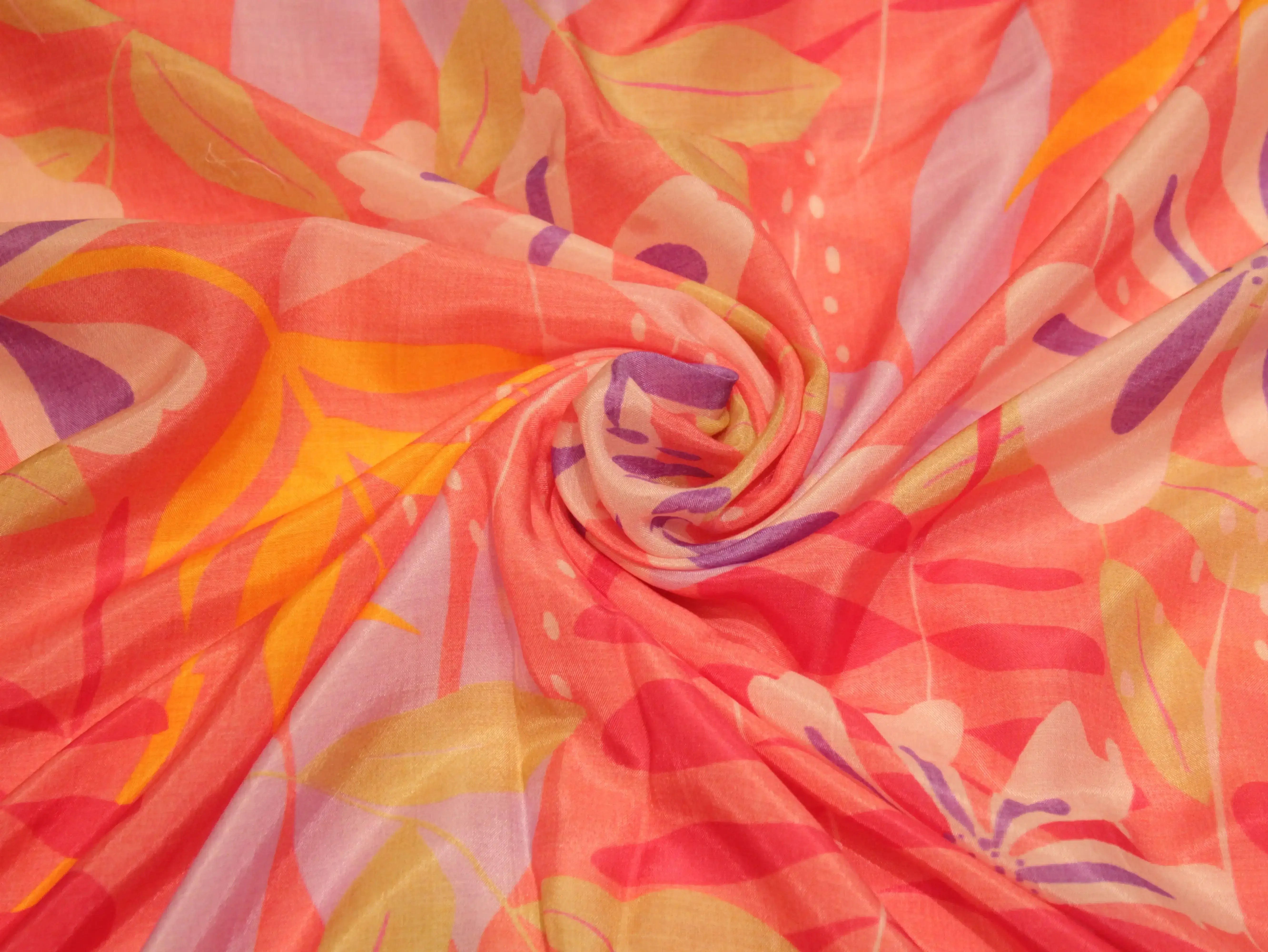 Pure Soft Modal Muslin Digital Printed Fabric - M'Foks