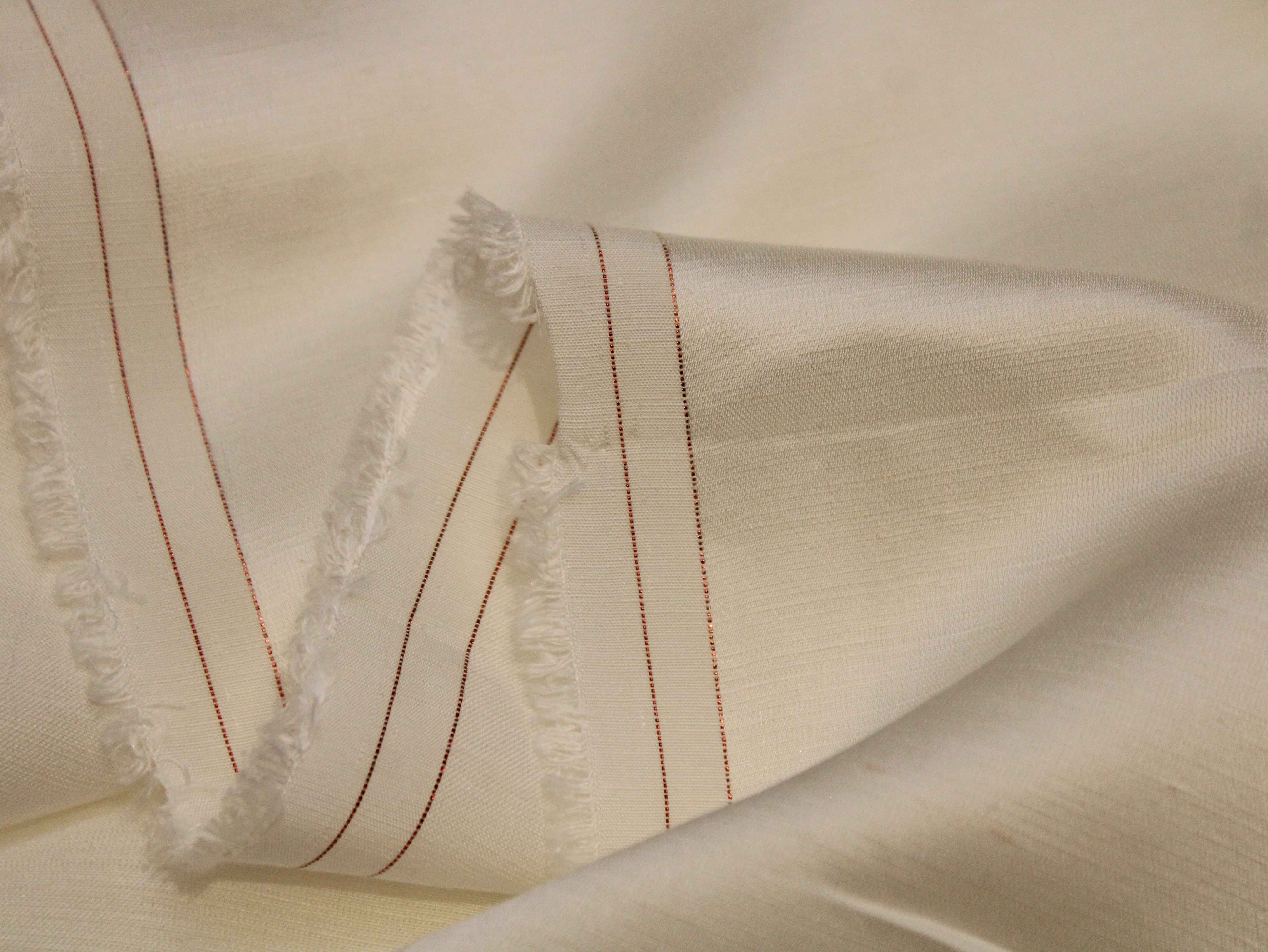 Viscose Plain Linen Silk Dyeable Fabric