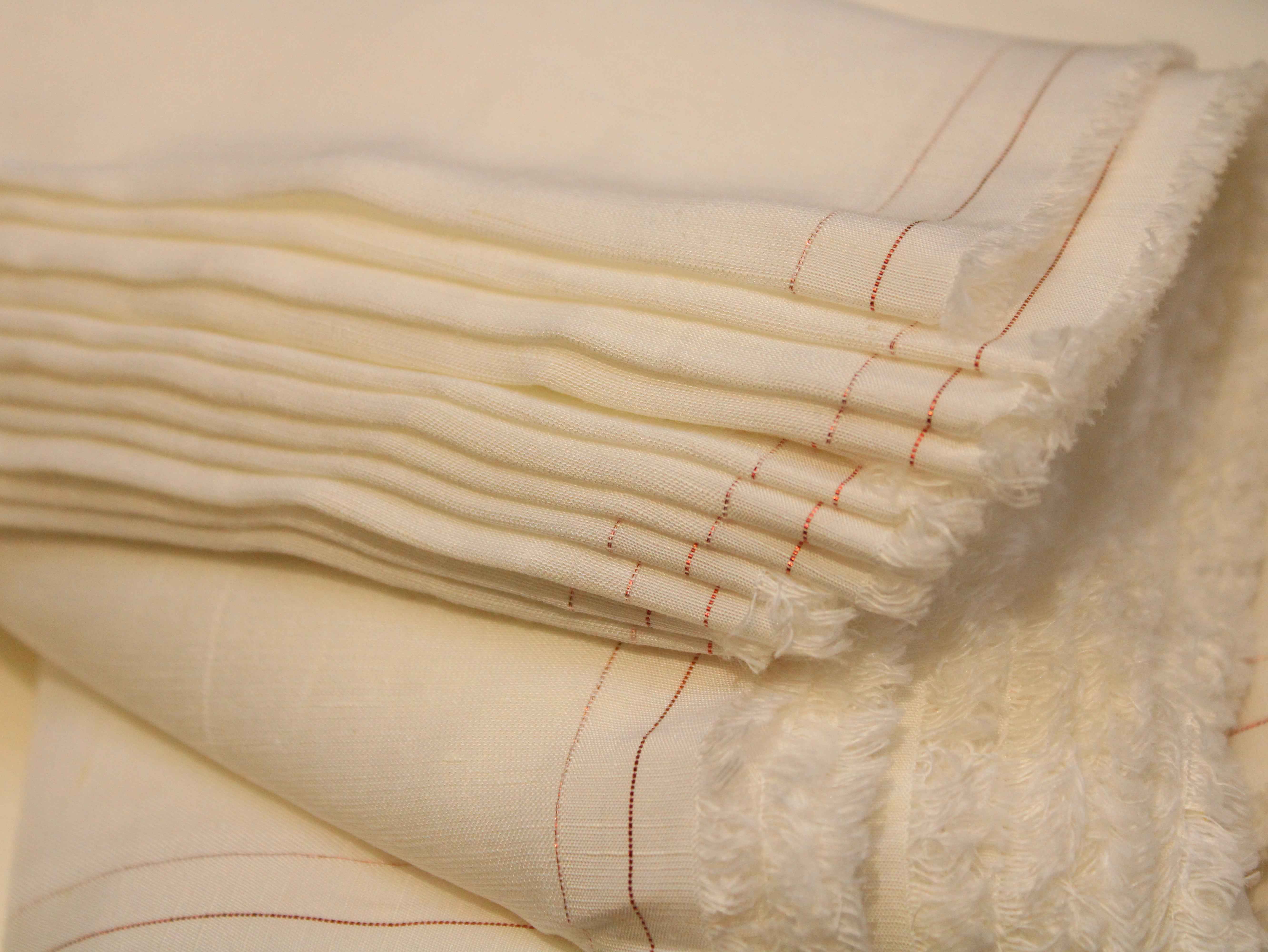 Viscose Plain Linen Silk Dyeable Fabric