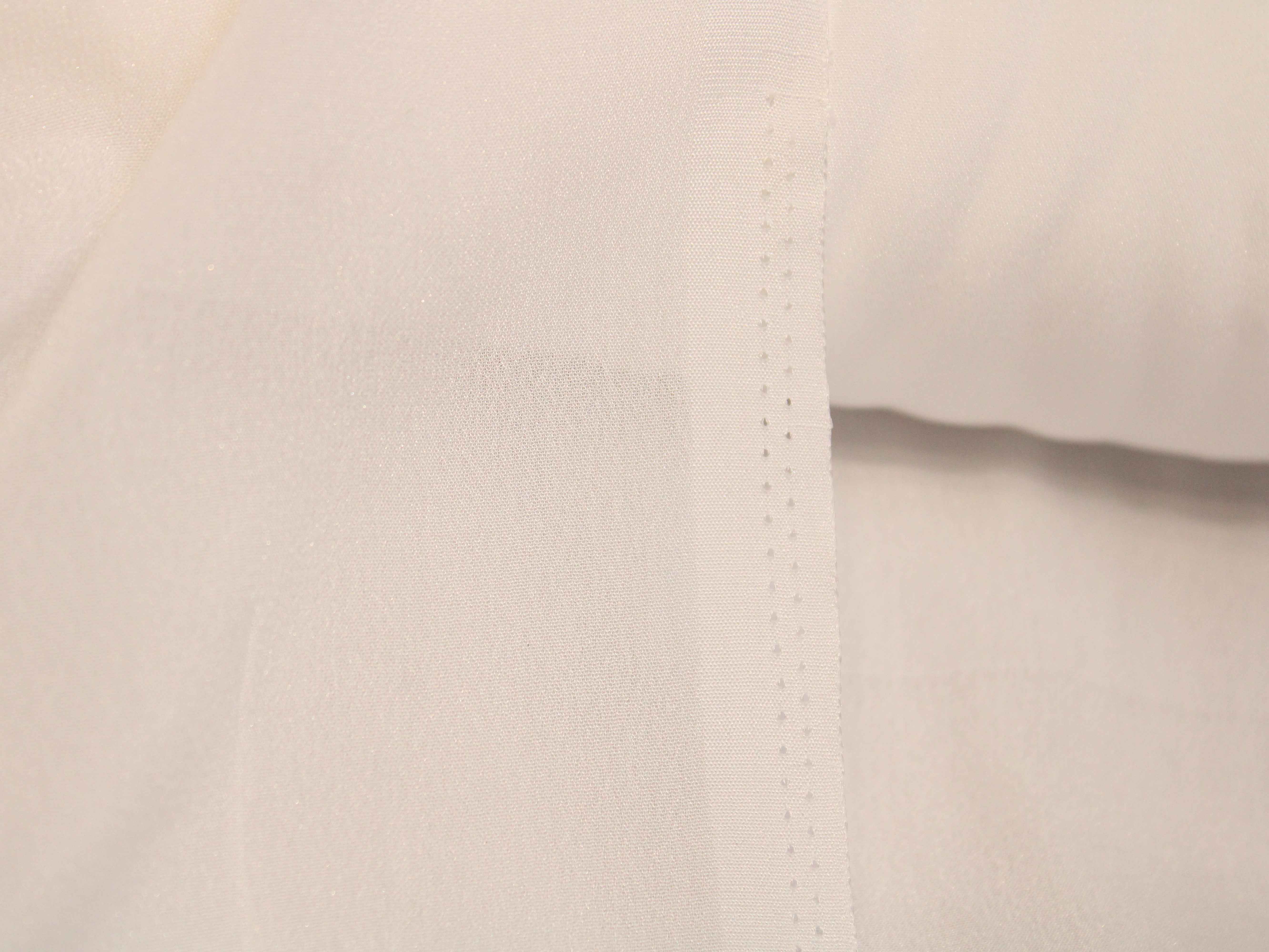 White Plain Kashmiri Rasgulla Crepe Fabric