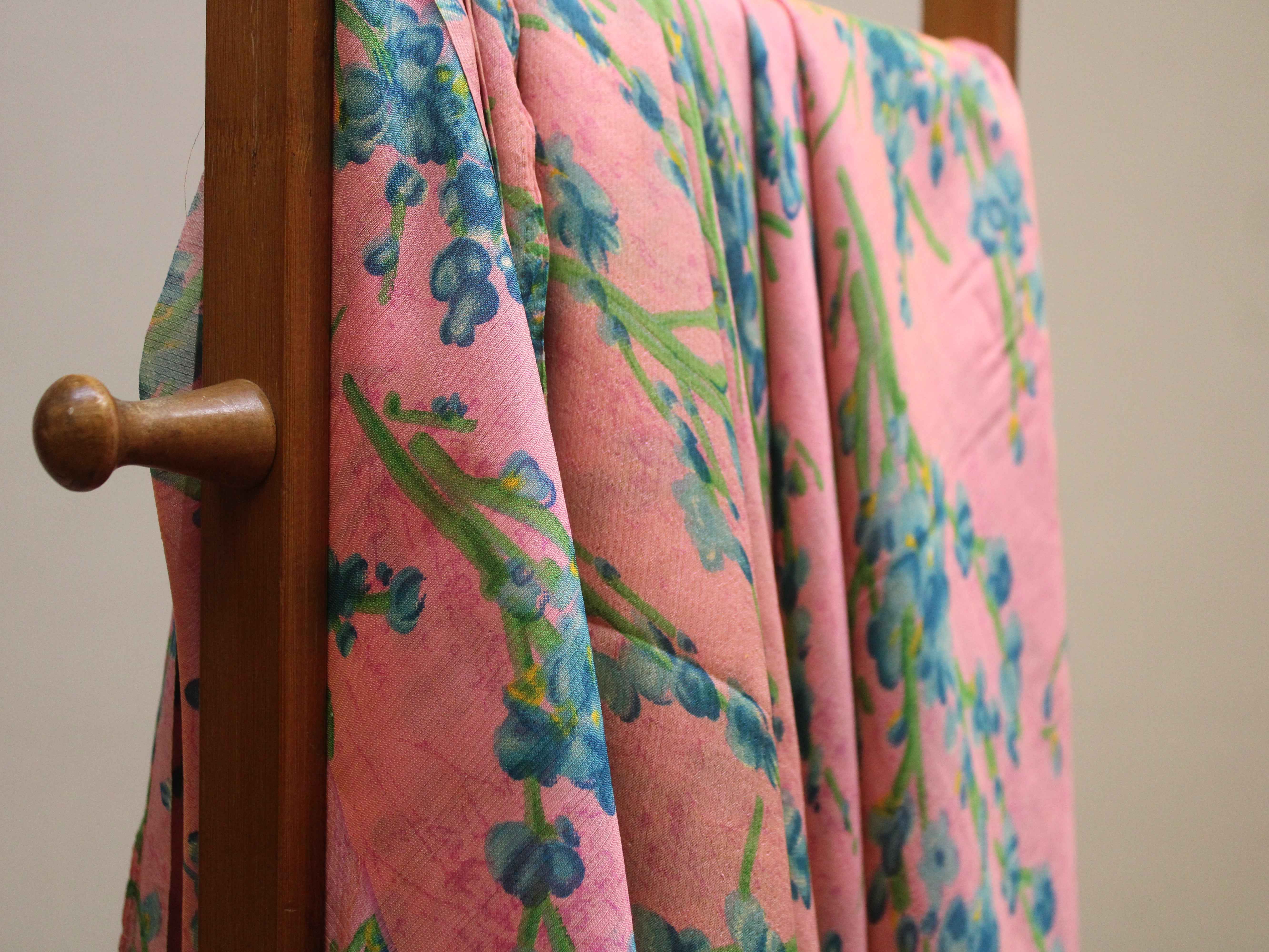 Premium Georgette Digital Print Fabric (Saree Cut)