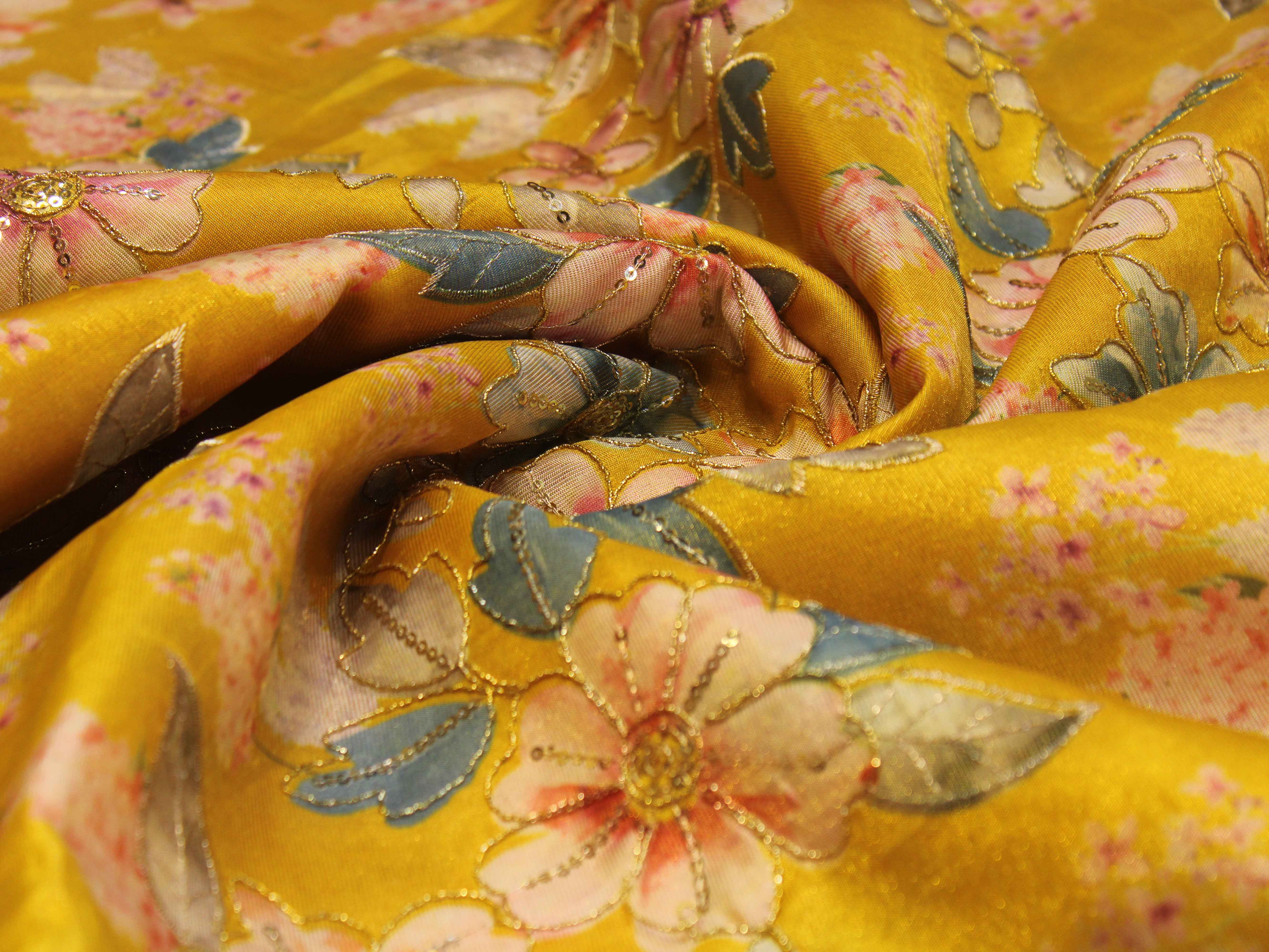 Premium Tissue Position Print Work Fabric