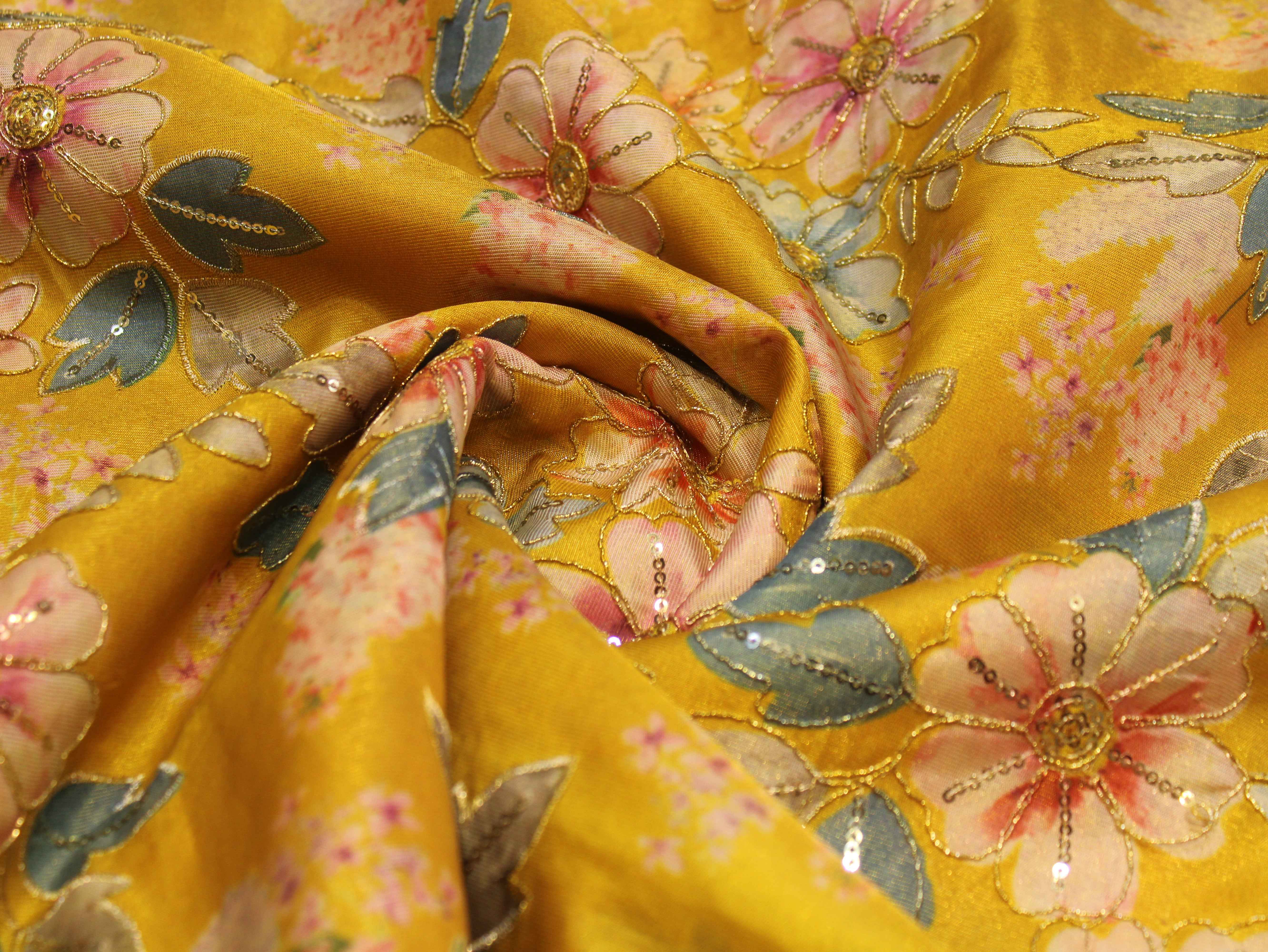 Premium Tissue Position Print Work Fabric