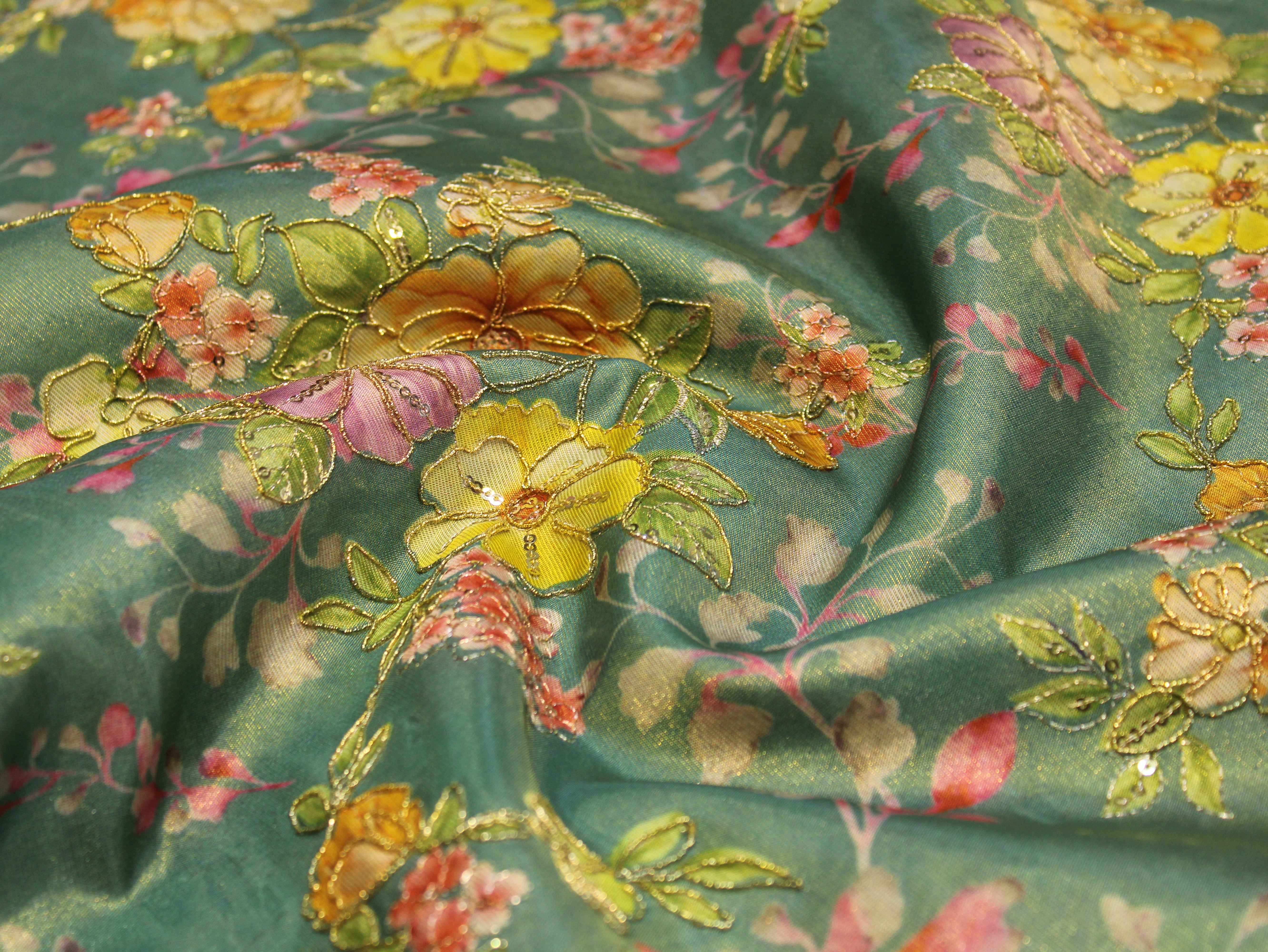 Premium Tissue Position Print Work Fabric