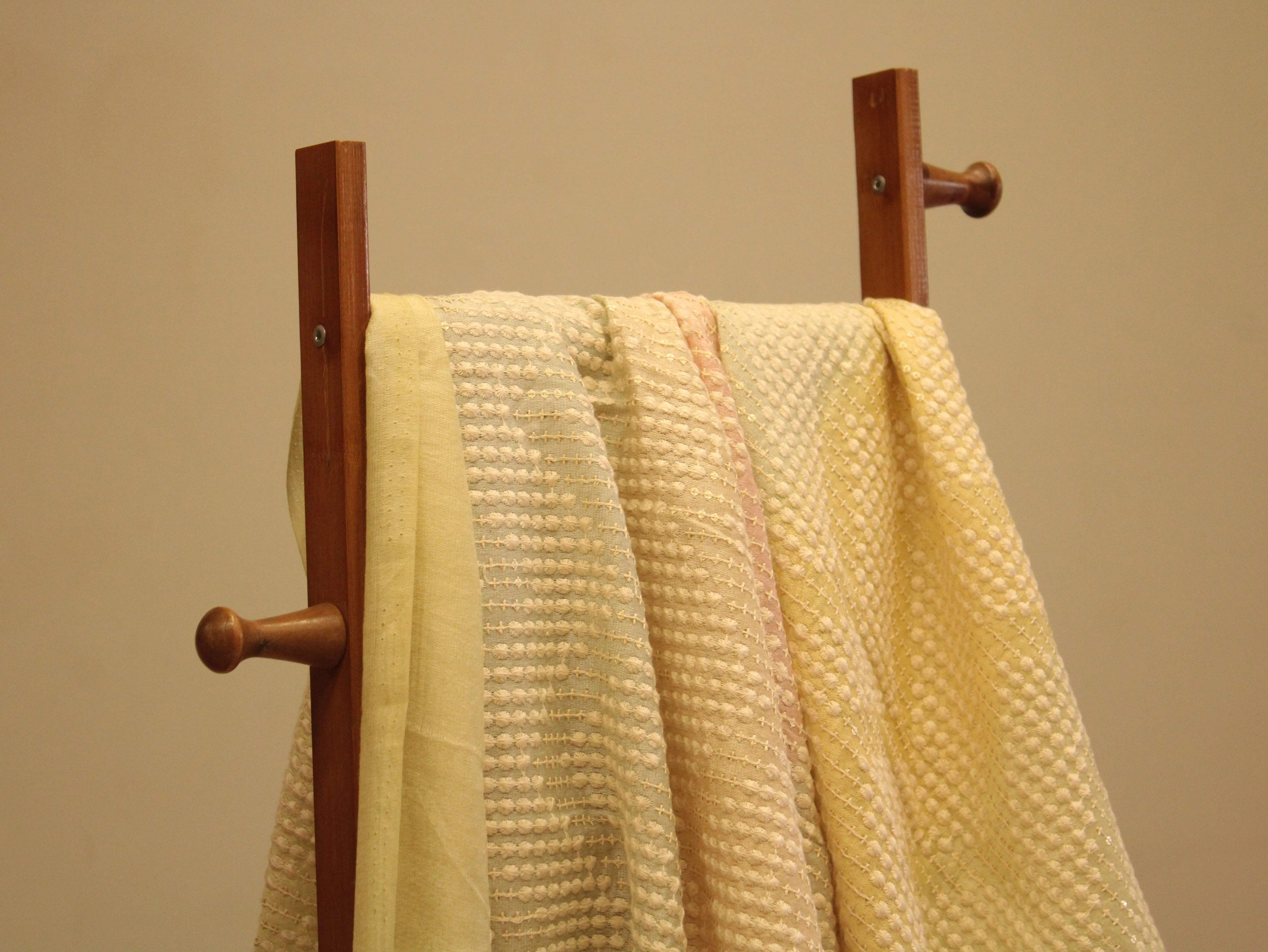 Breezy Shaded Thread Work Fabric - M'Foks