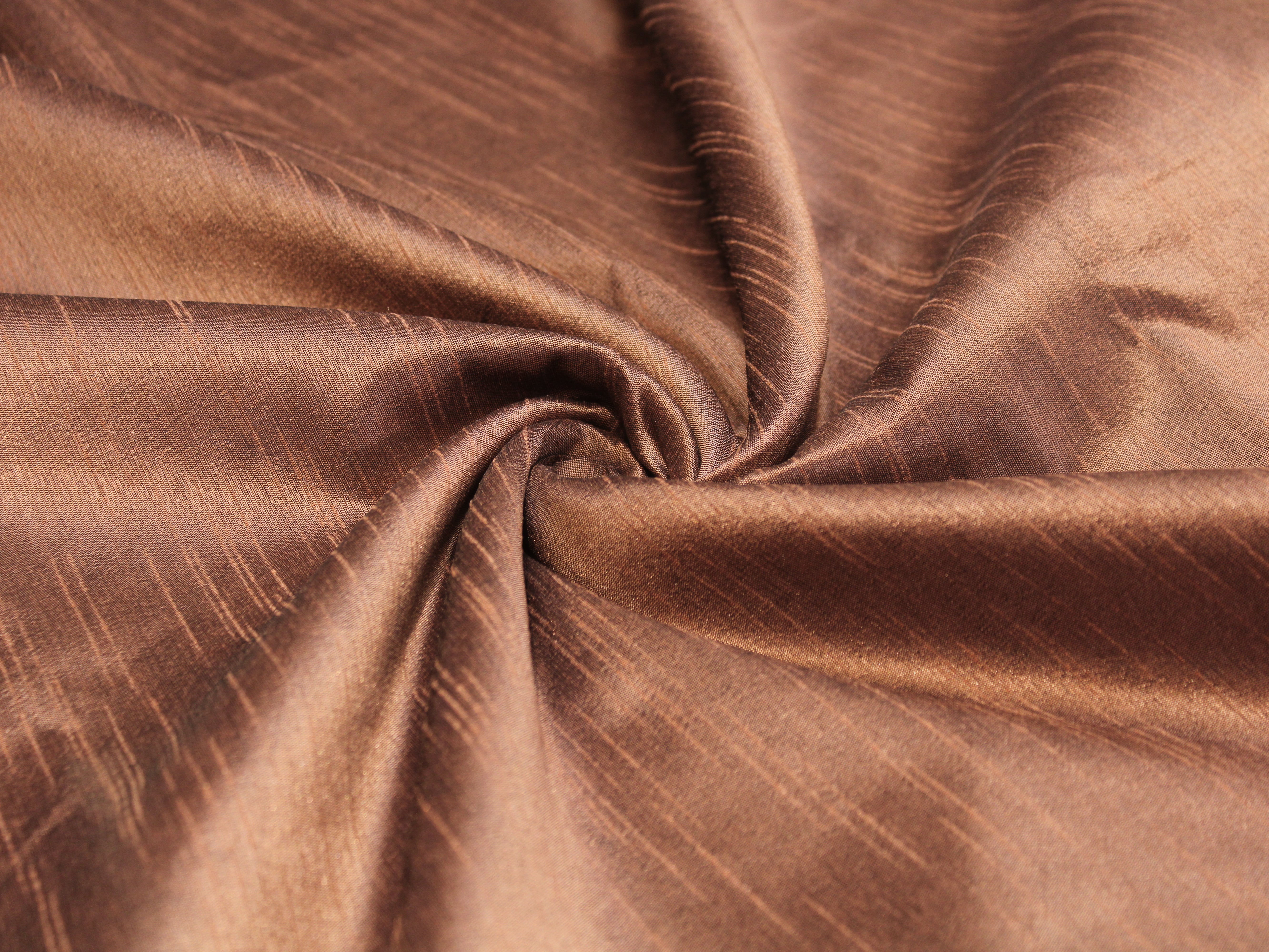 Plain Dyed Raw/Dupion Silk Fabric - Dusty