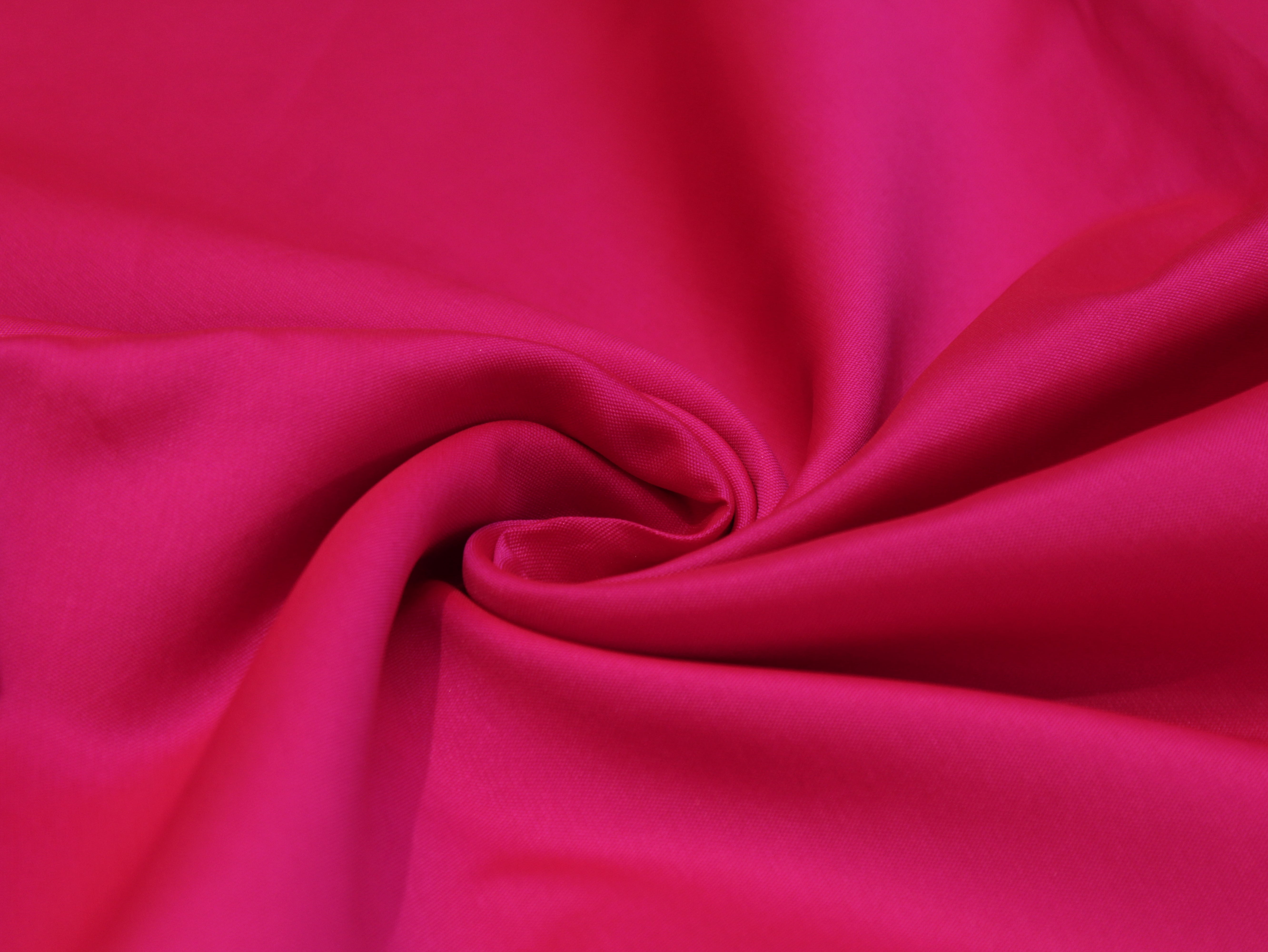 Taffeta Poly Silk Plain Dyed Fabric - Catonic Rani
