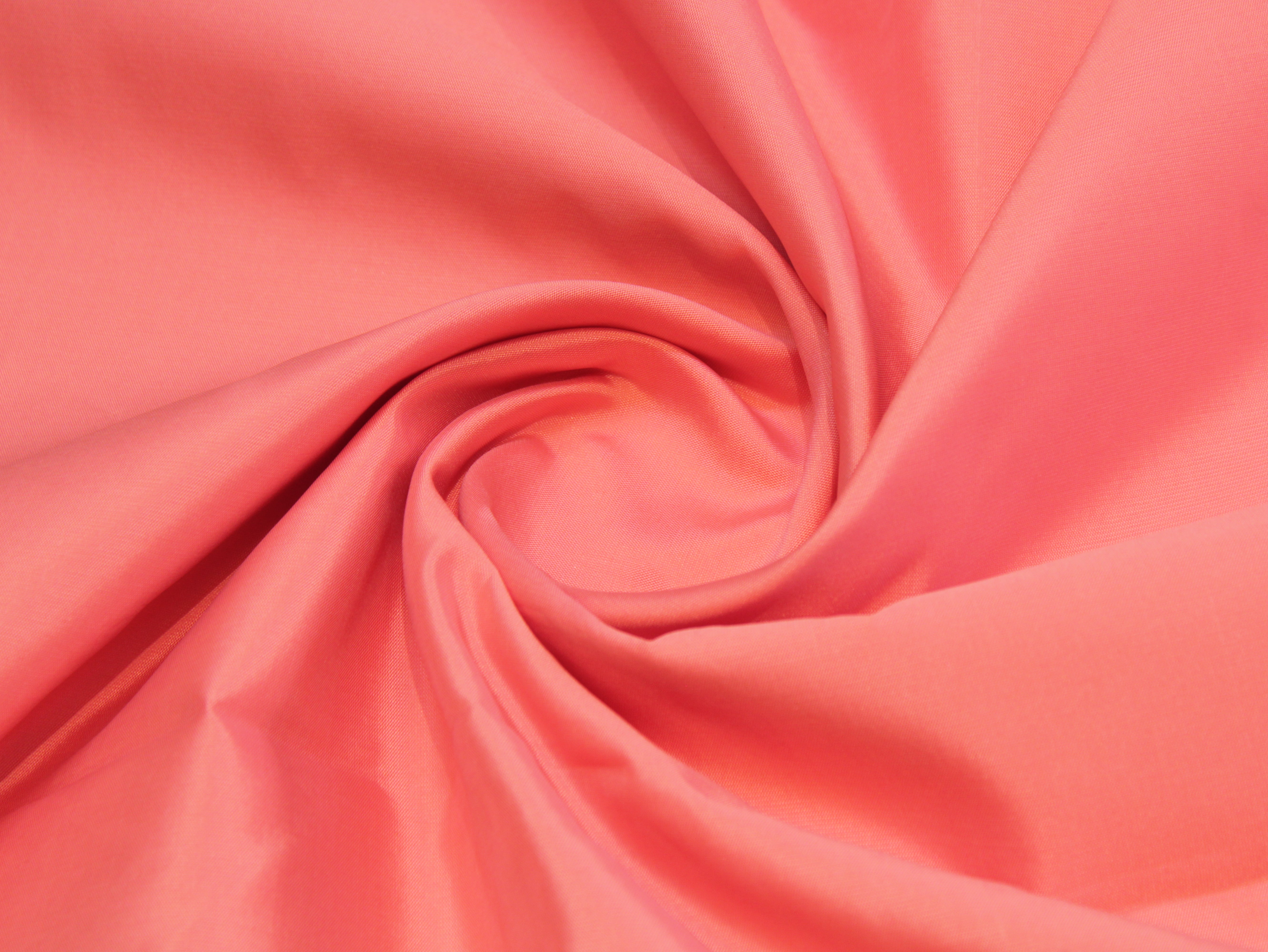 Taffeta Poly Silk Plain Dyed Fabric - Peach