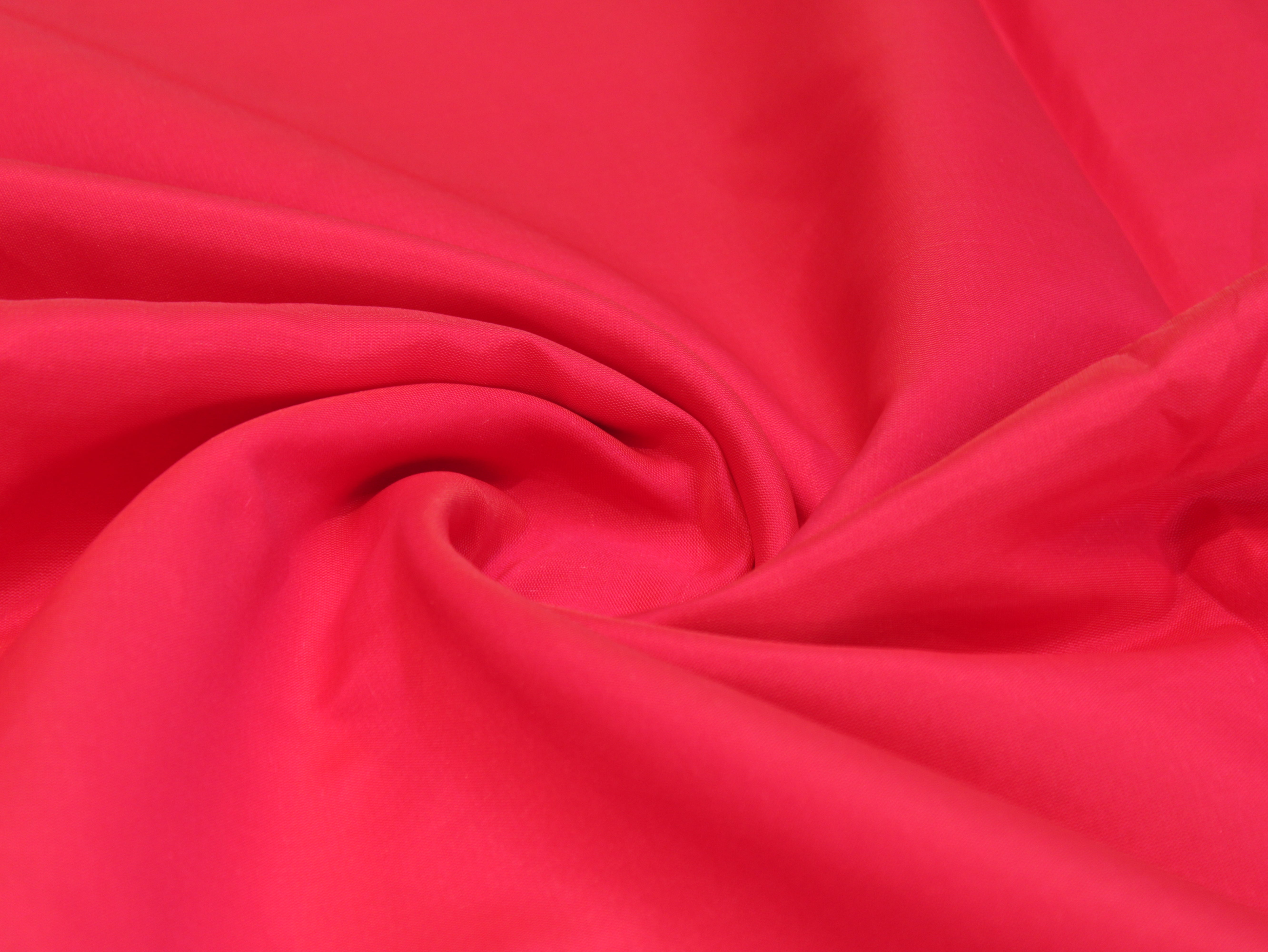 Taffeta Poly Silk Plain Dyed Fabric - Neon Peach