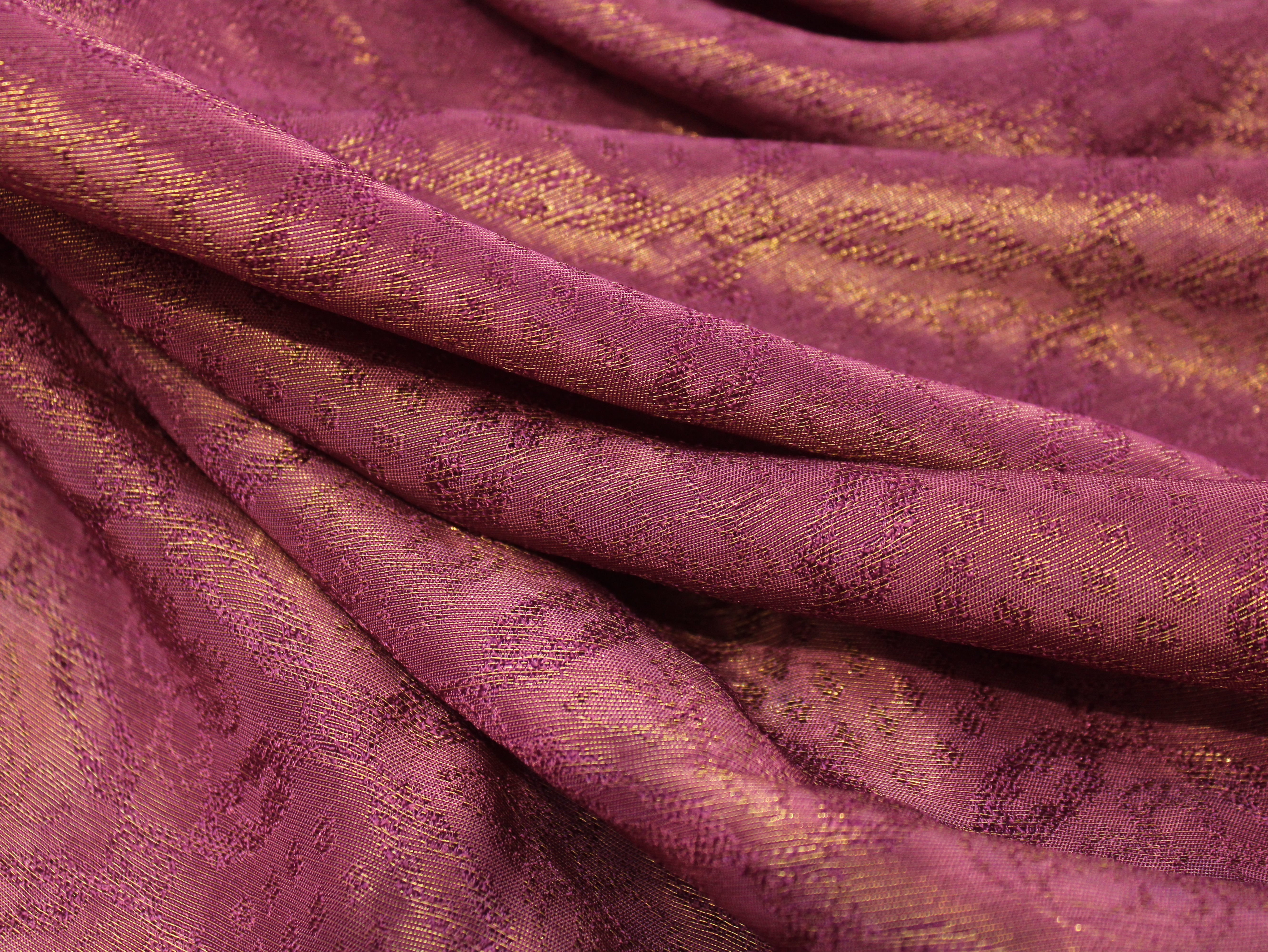 Tissue Self-Woven Jacquard Fabric - Onion