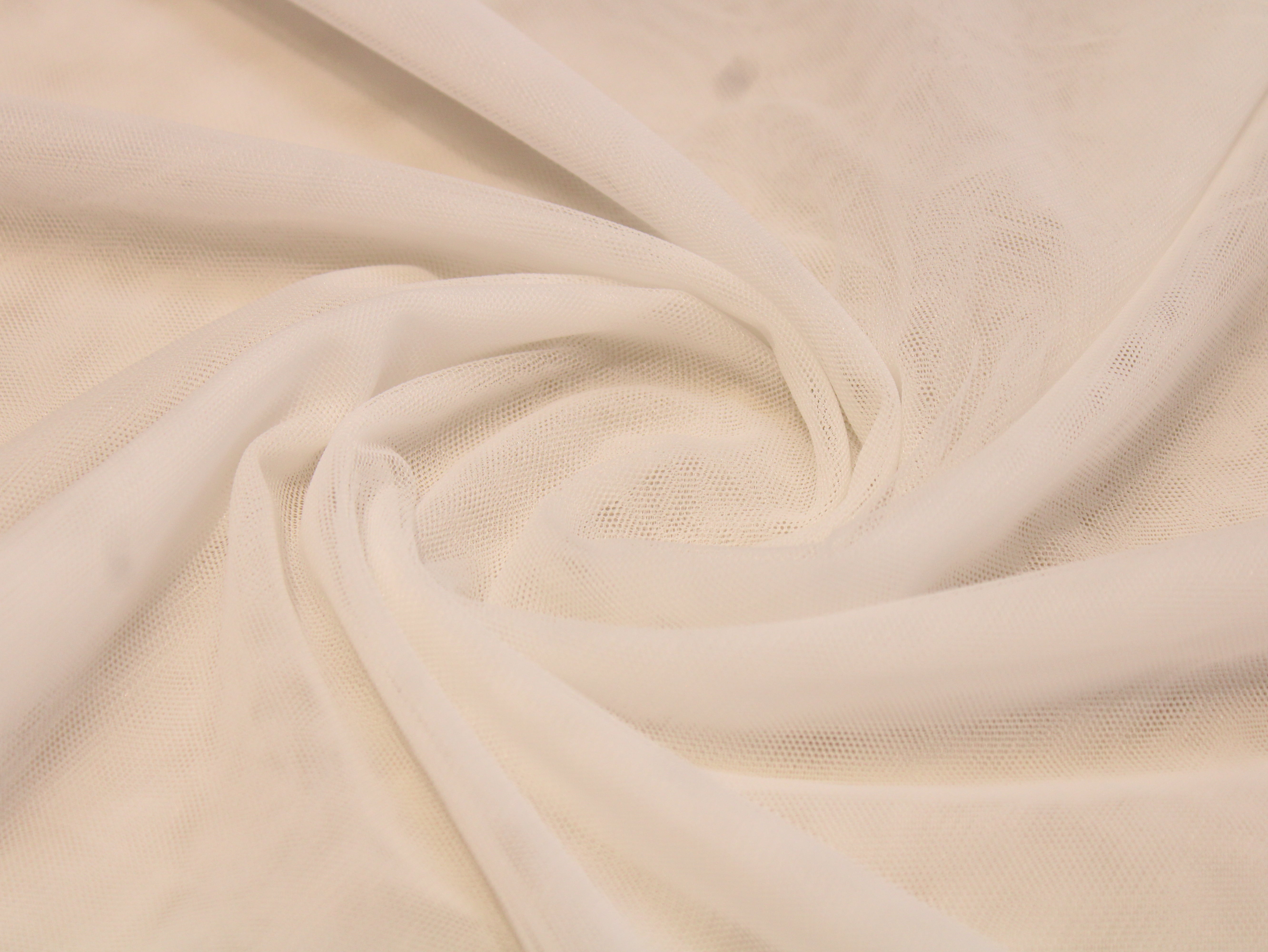 Premium Dyeable Mono Net Fabric Plain | 100% Dyeable Nylon Net | 42 Inch Width