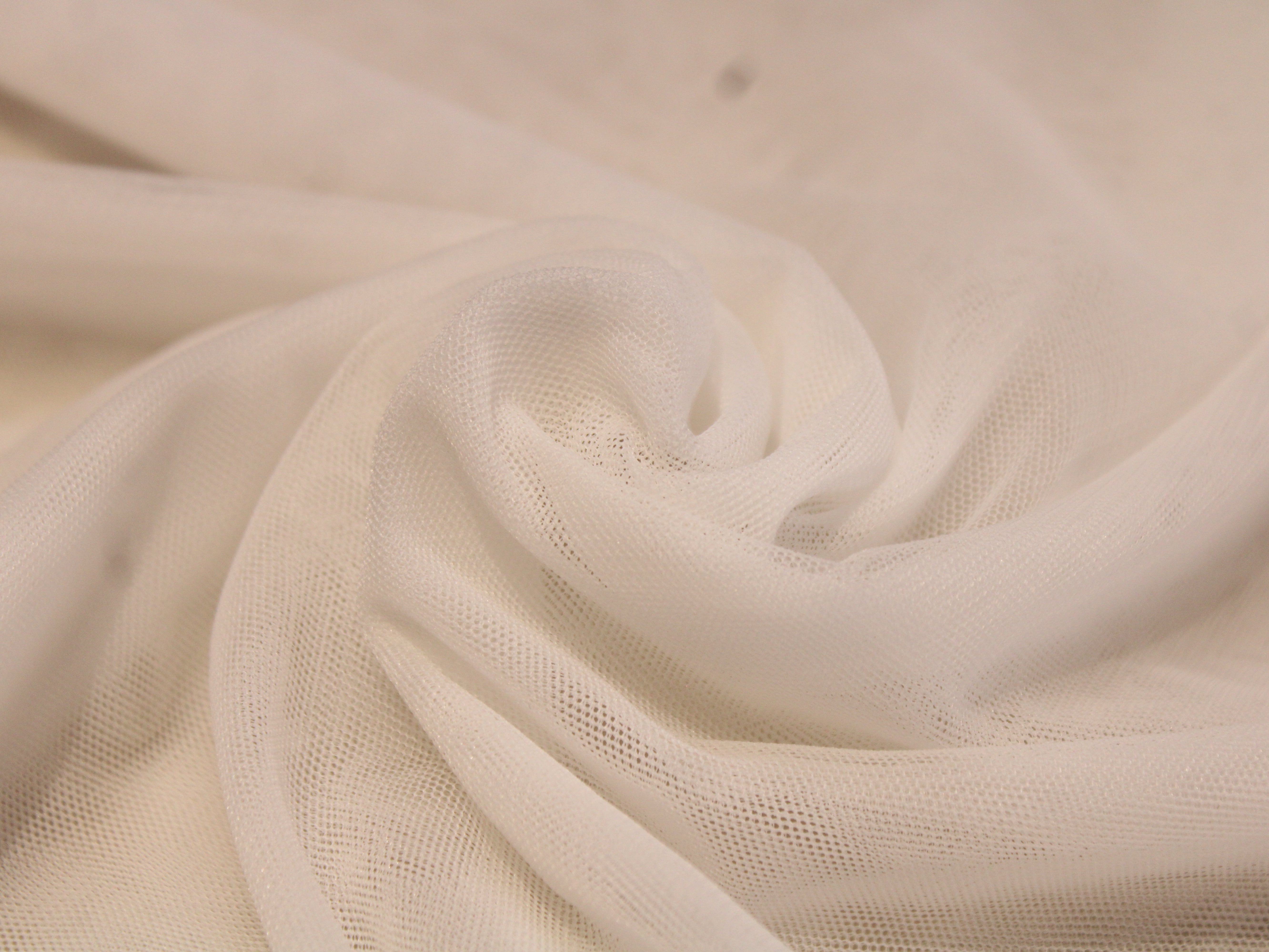 Premium Dyeable Mono Net Fabric Plain | 100% Dyeable Nylon Net | 42 Inch Width