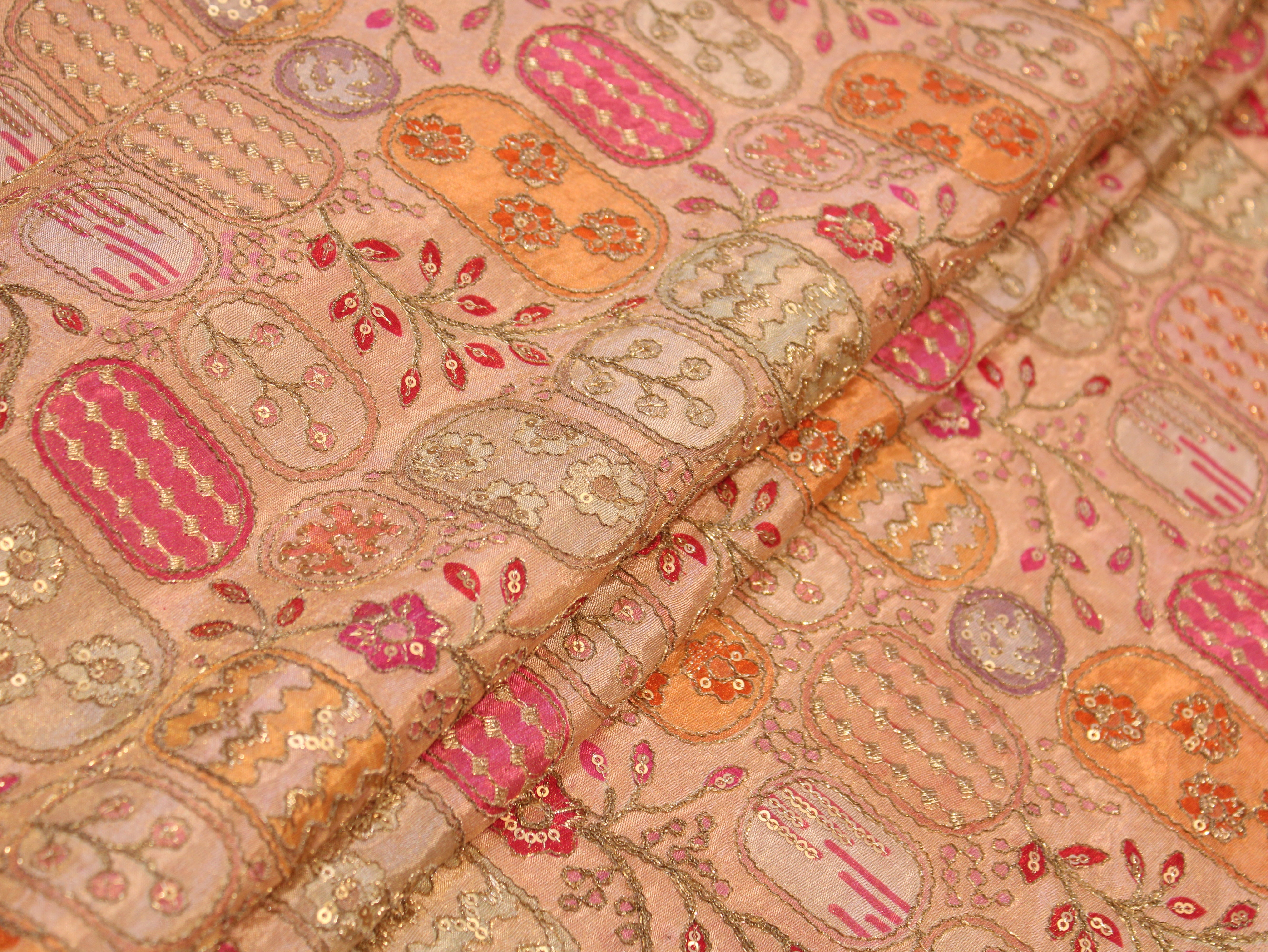 Position Work Premium Tissue Fabric | Peach