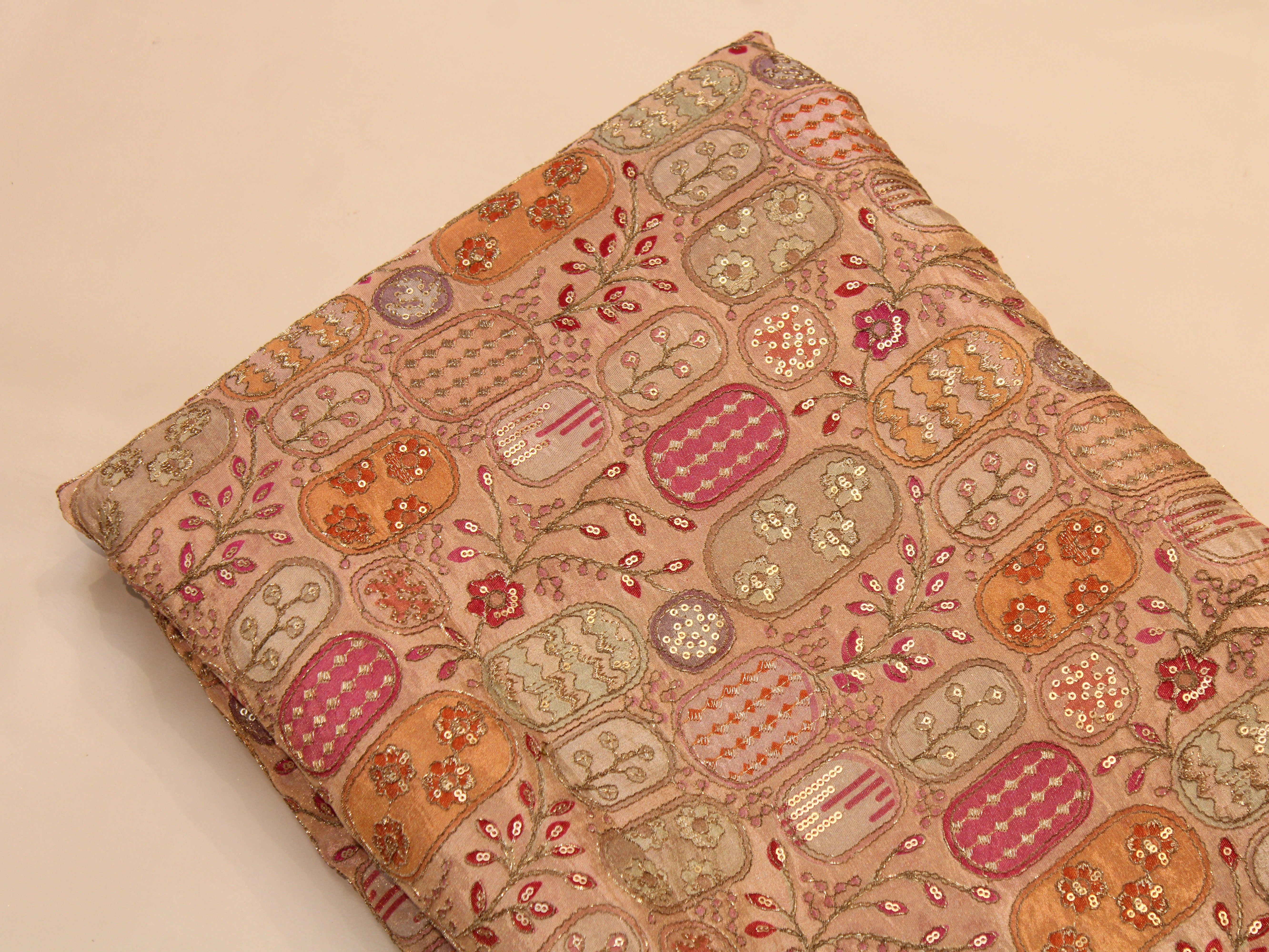 Position Work Premium Tissue Fabric | Peach