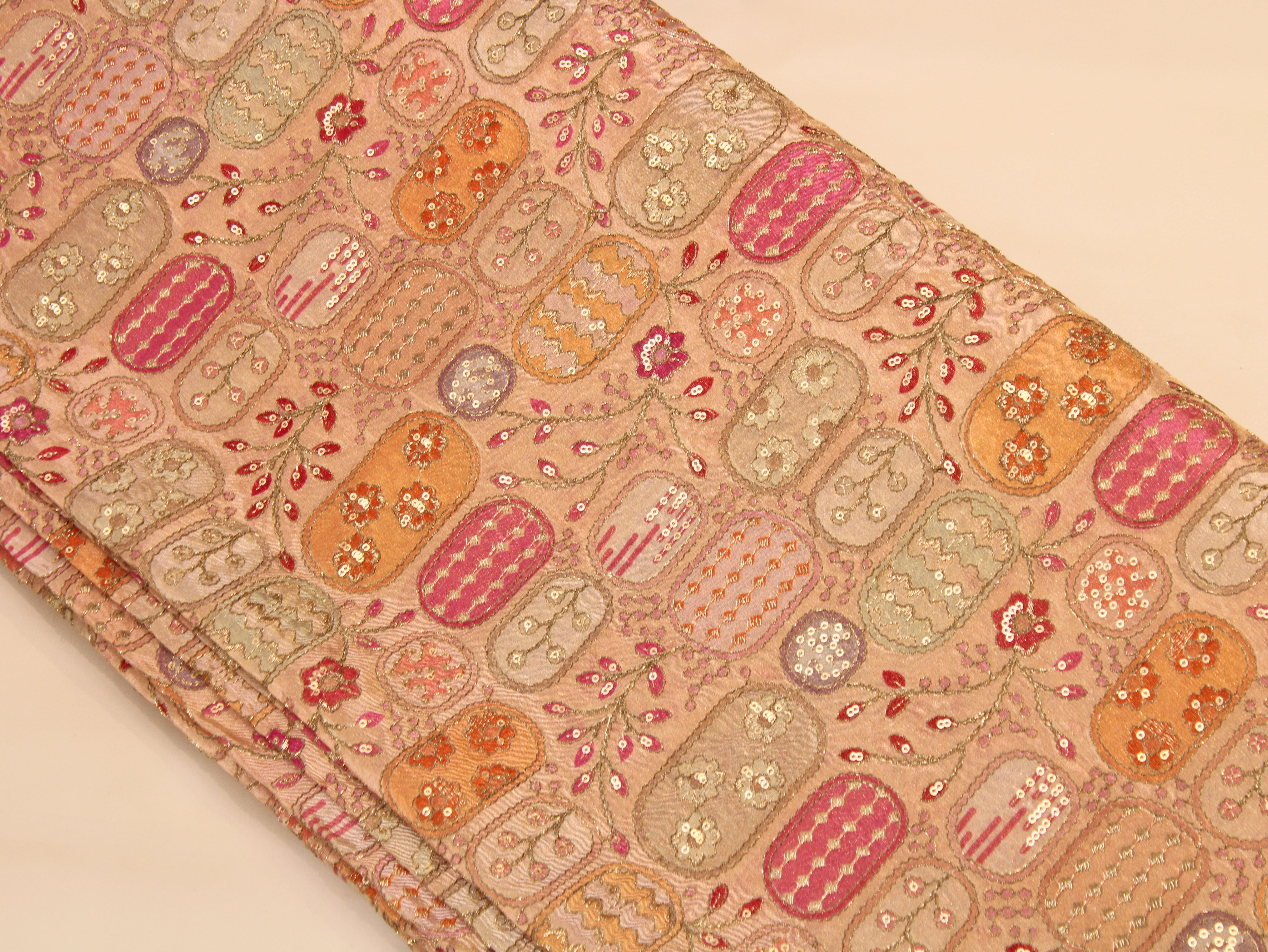 Position Work Premium Tissue Fabric | Peach