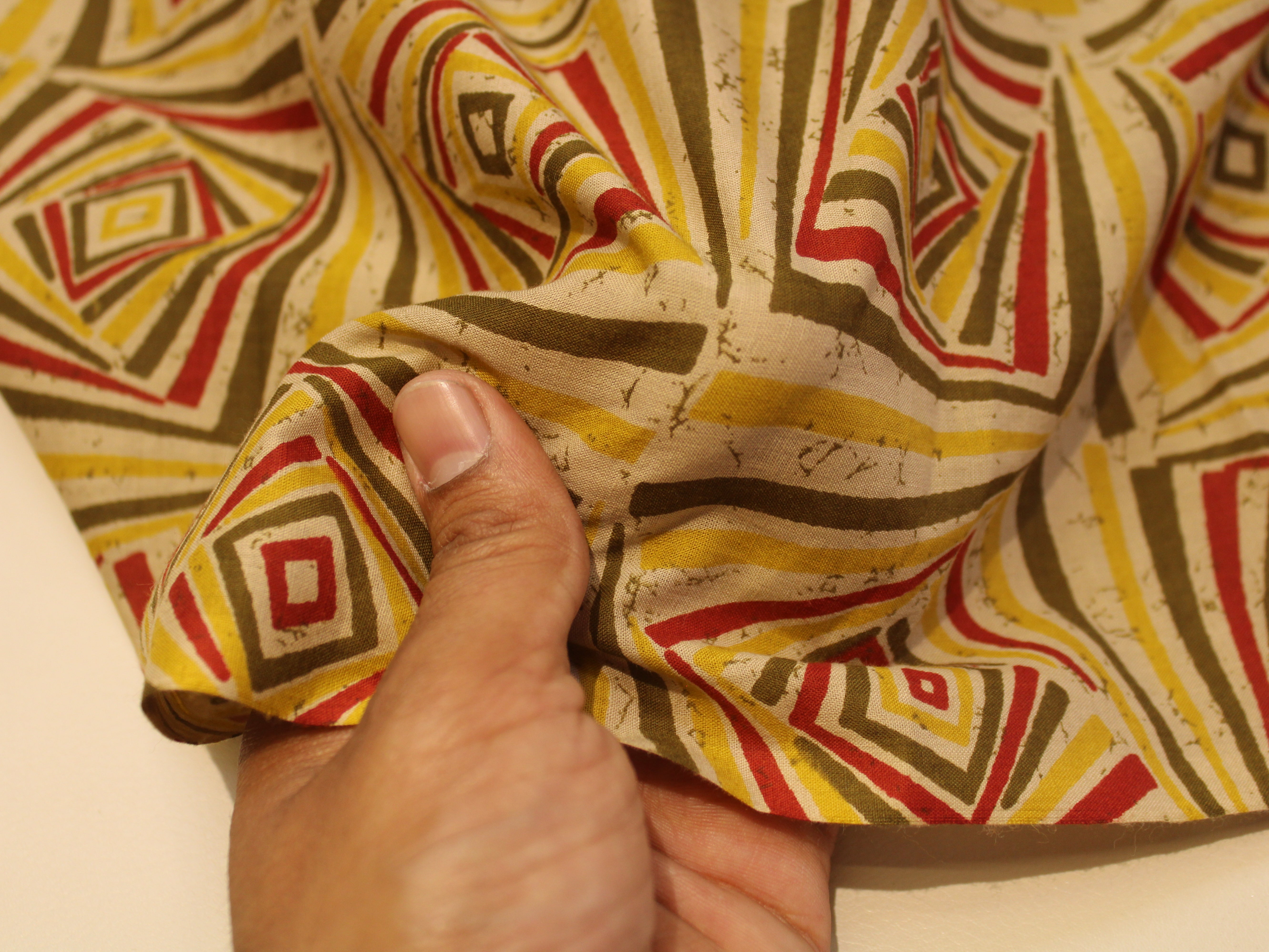 Pure Cotton Cambric Printed Fabric | 44 Inch | 60×60 Count | Red