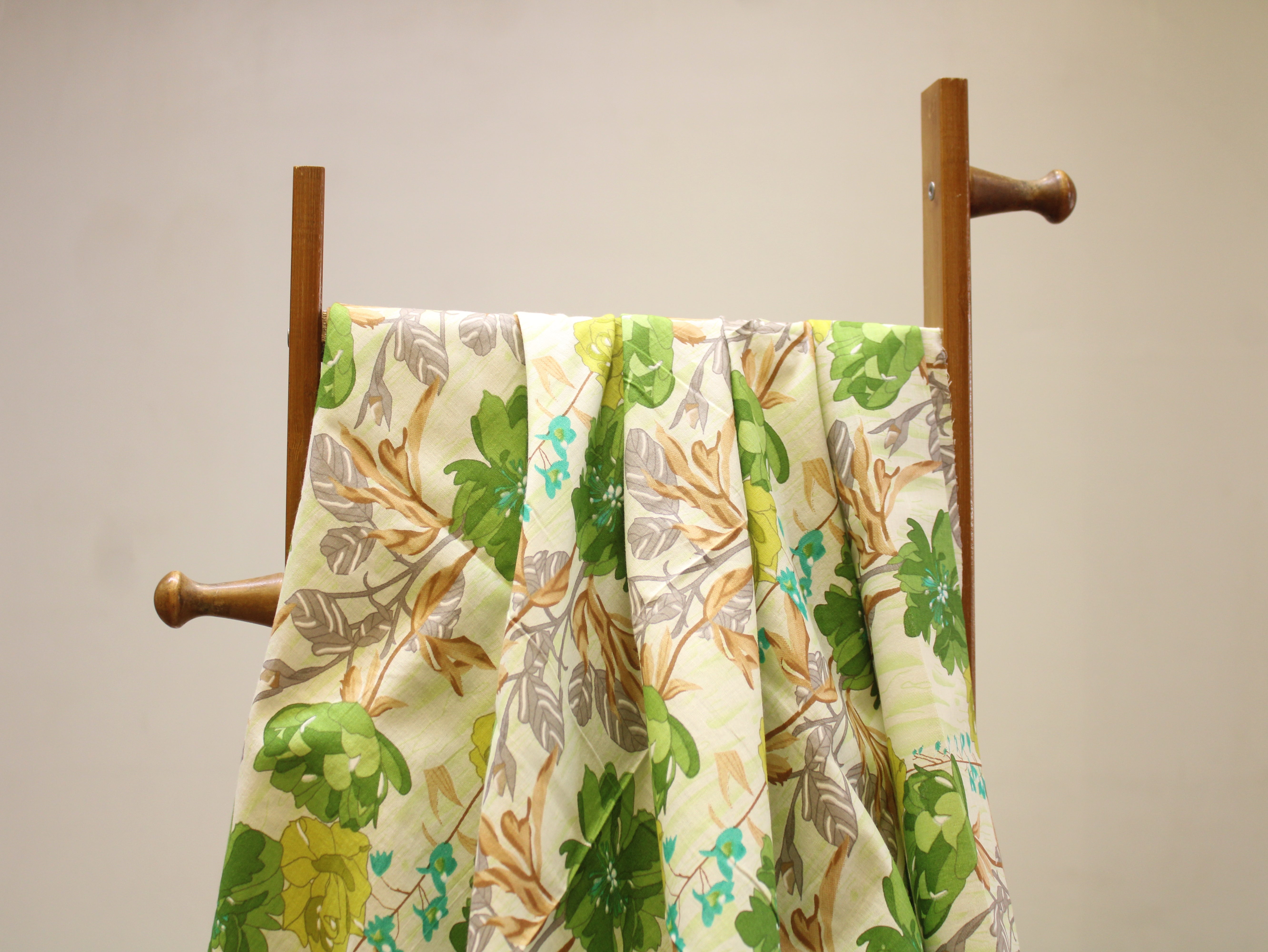 Pure Cotton Cambric Printed Fabric | 44 Inch | 60×60 Count | Green