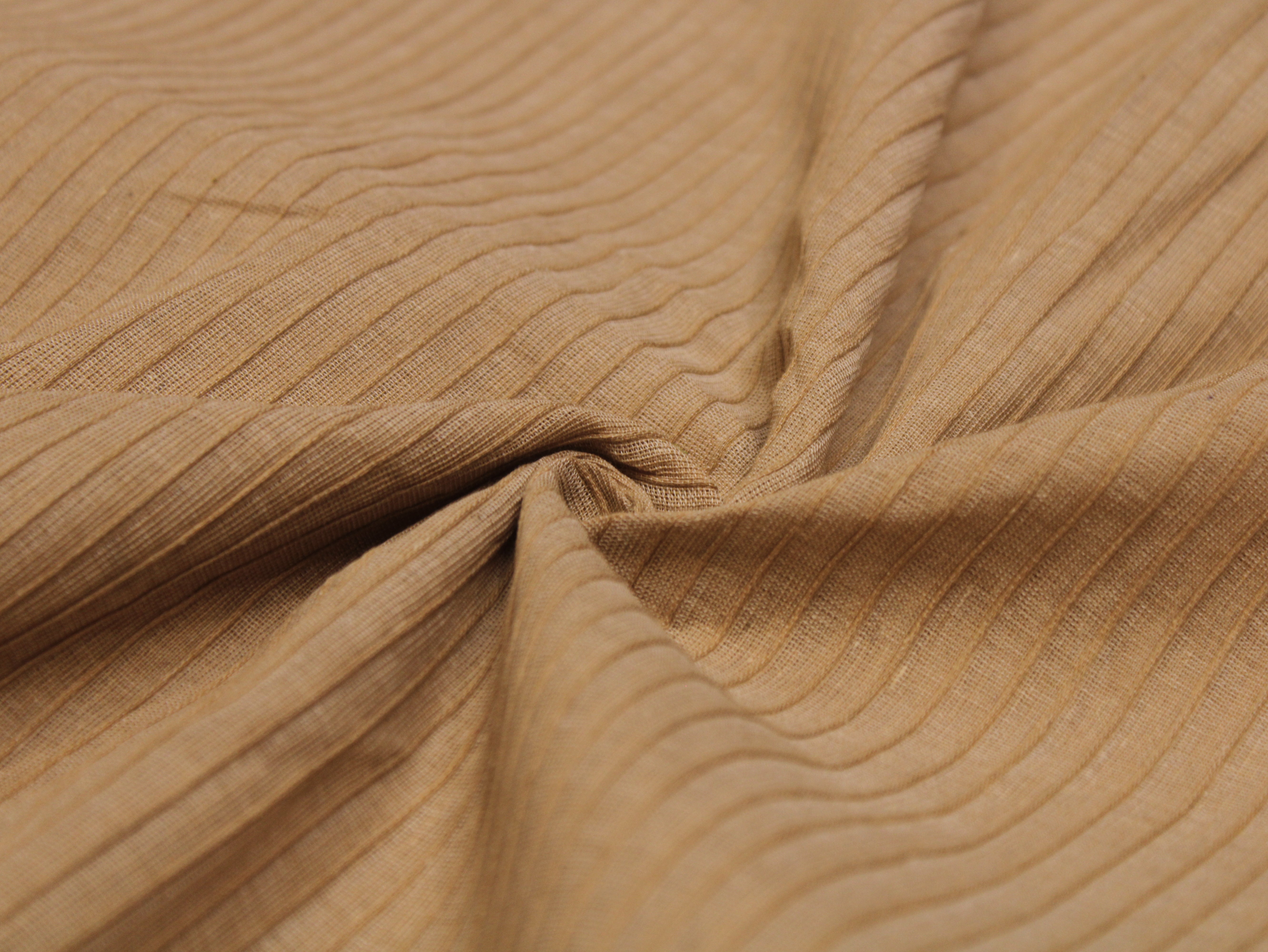 Pure Cotton Handloom Pintuck Pattern Fabric - 46 Inches