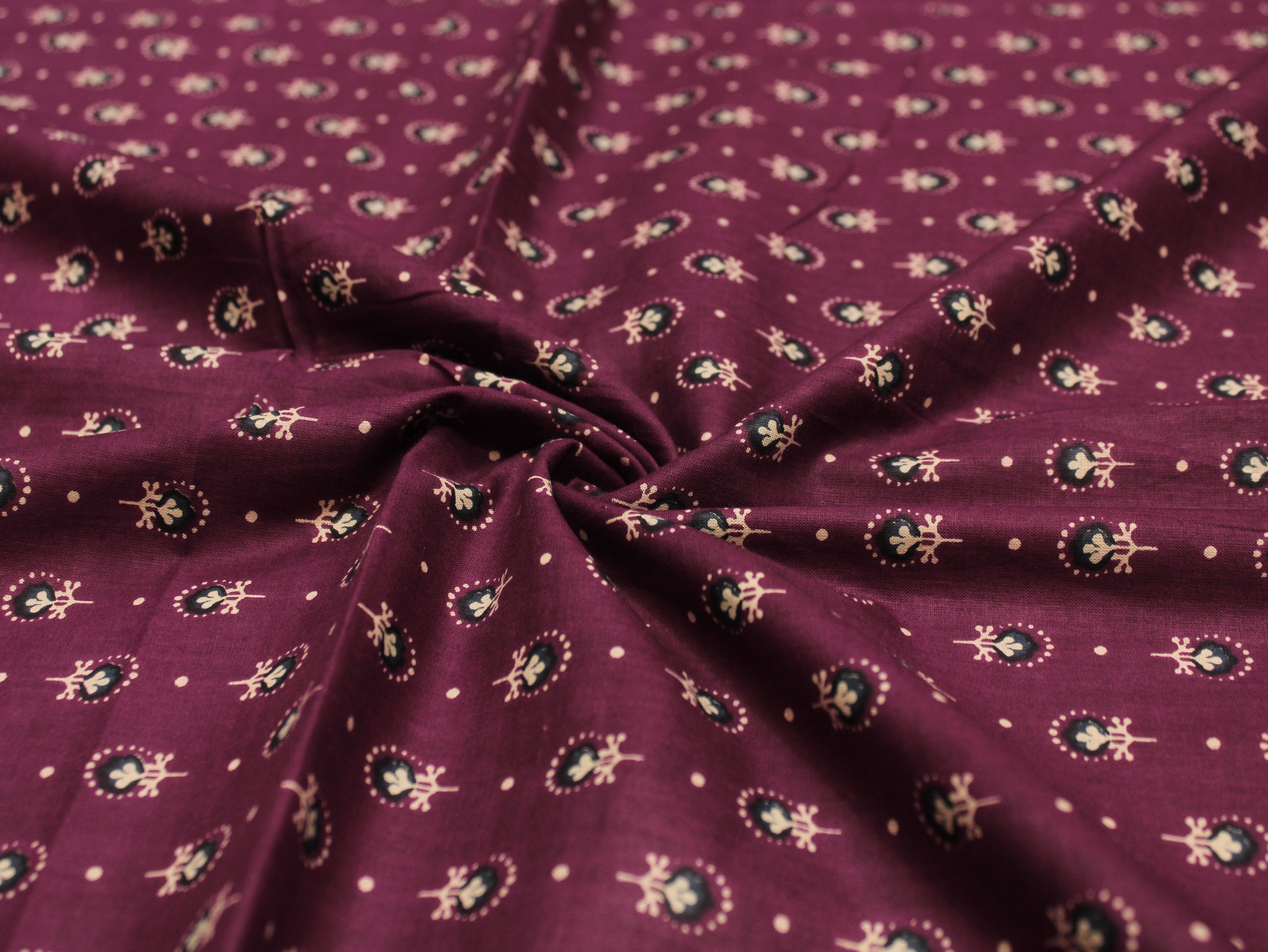 Pure Cotton Premium Printed Fabric 44" Width