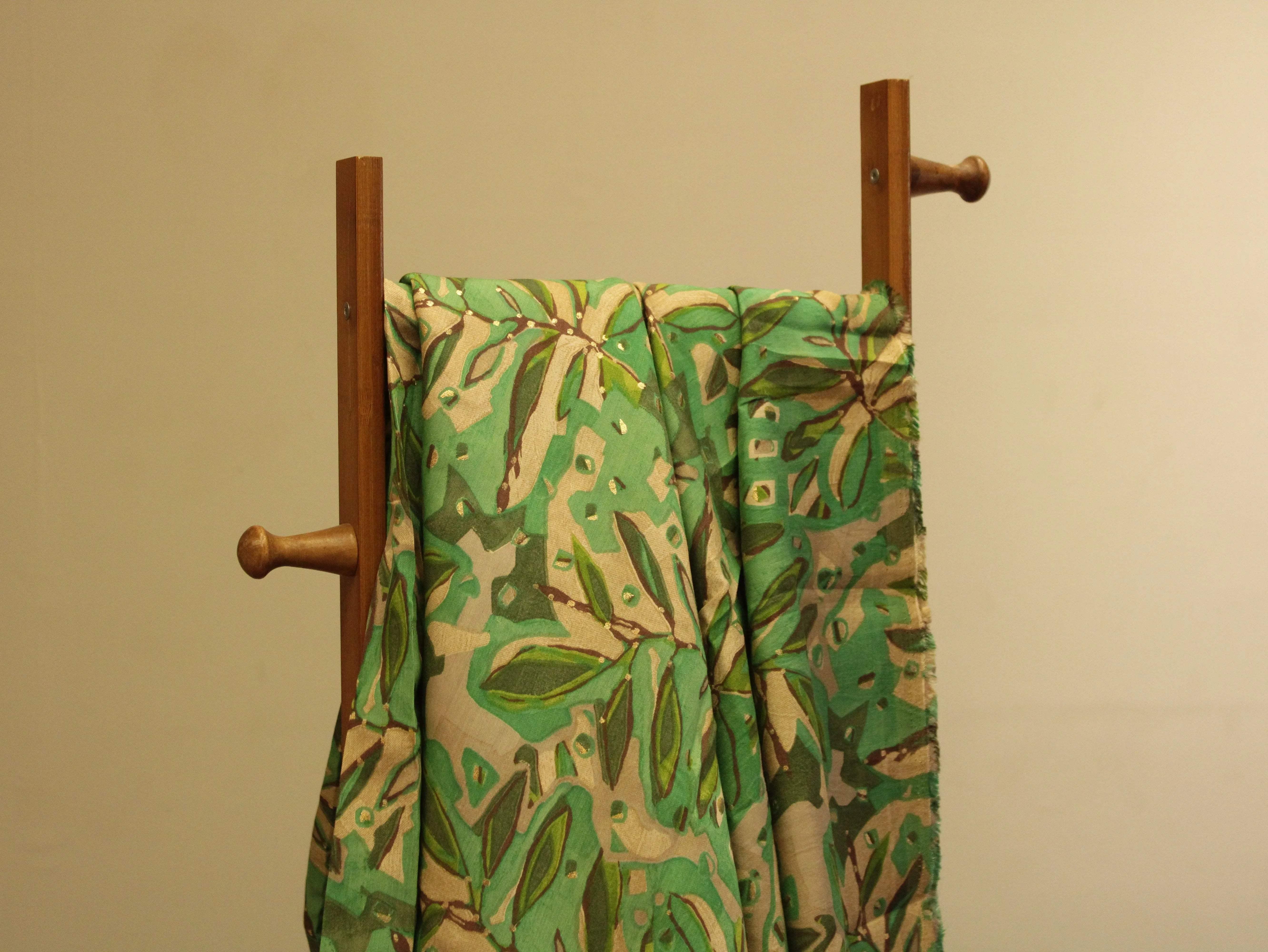 Chanderi Digital Print Fabric - M'Foks