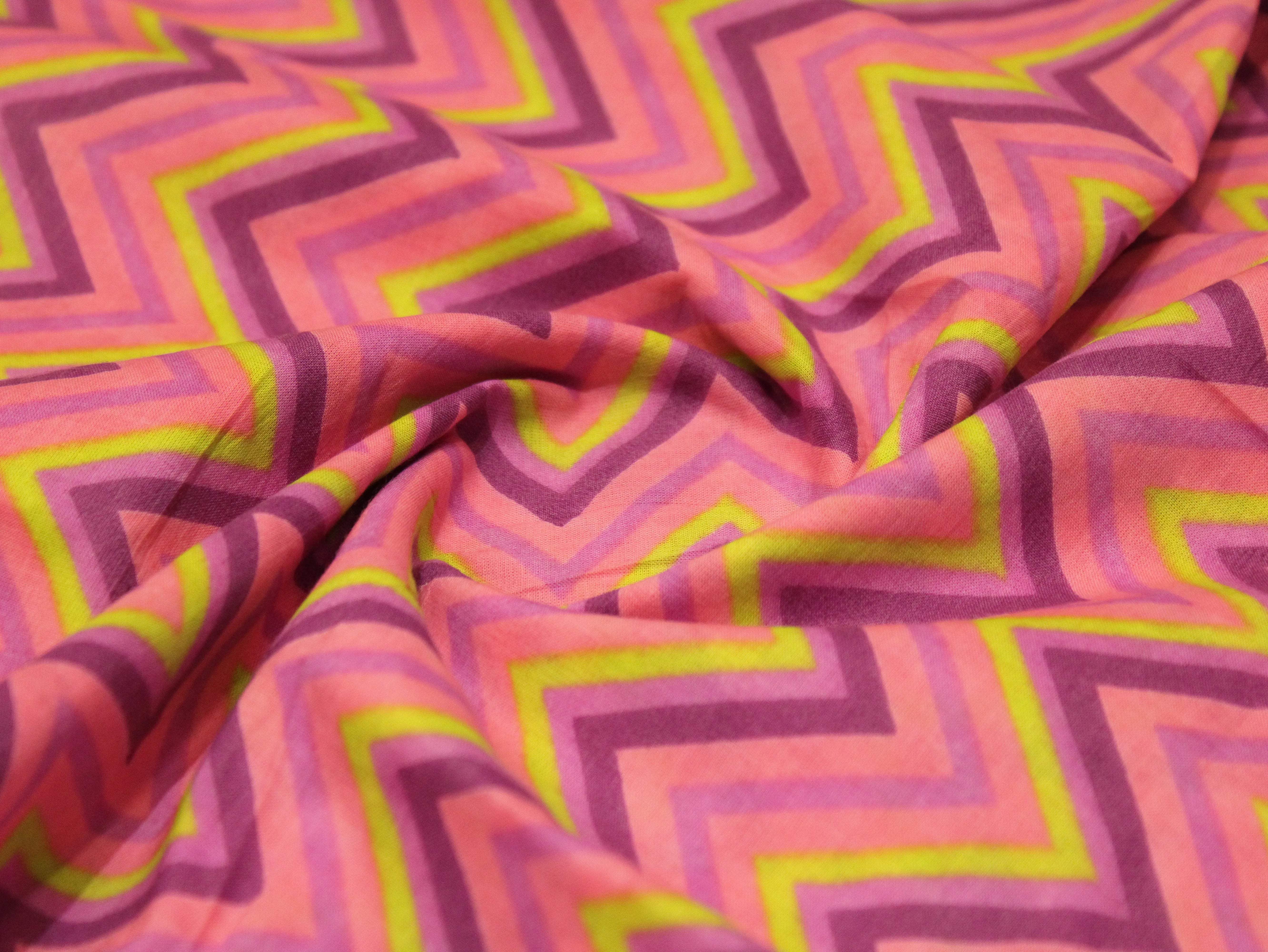 Euphoric - Cotton Printed Fabric by M'Foks - M'Foks