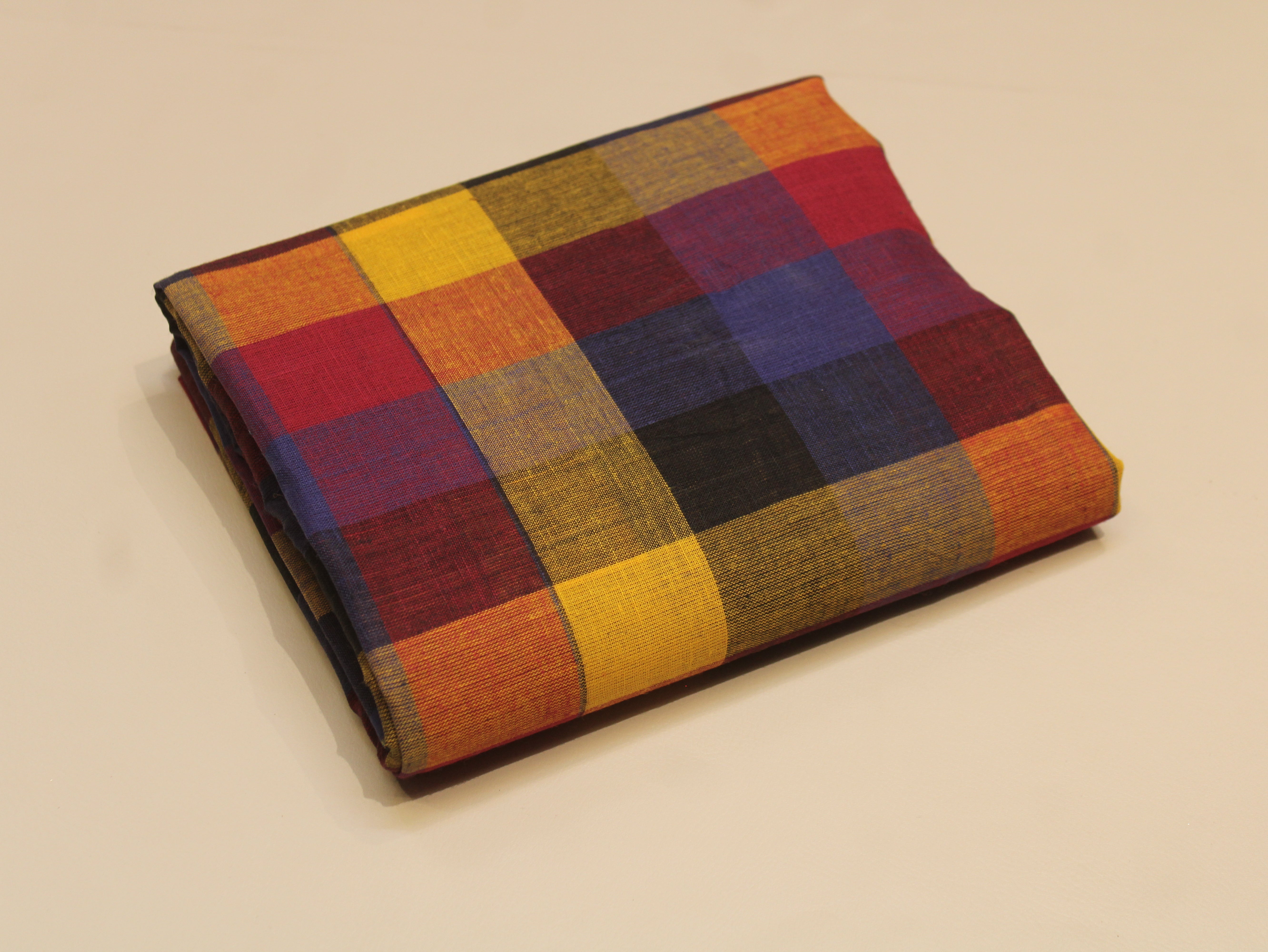 Pure Cotton Handloom Multi Checked Fabric 44 Inch | Mfoks