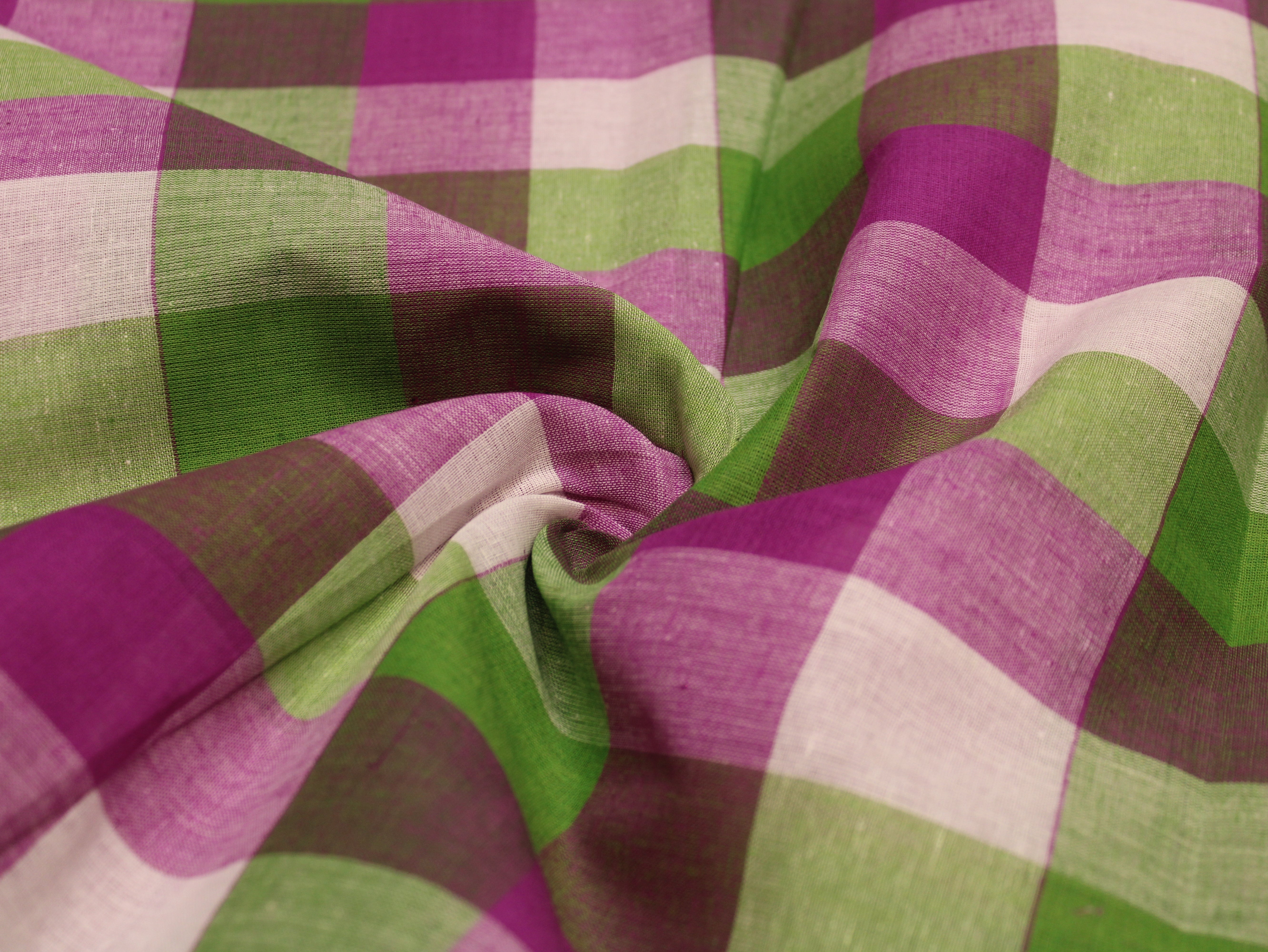 Pure Cotton Handloom Multi Checked Fabric 44 Inch | Mfoks