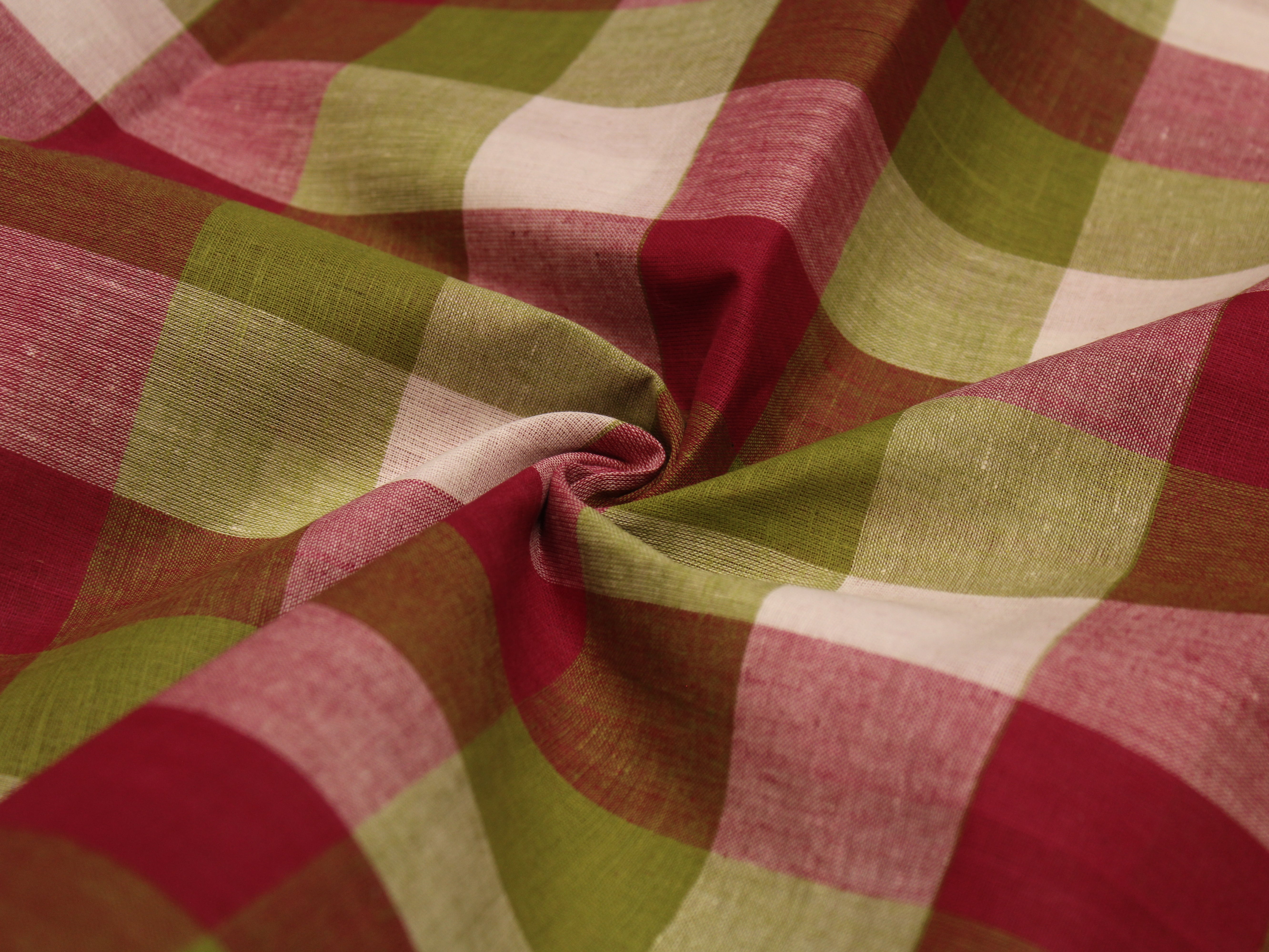 Pure Cotton Handloom Multi Checked Fabric 44 Inch | Mfoks