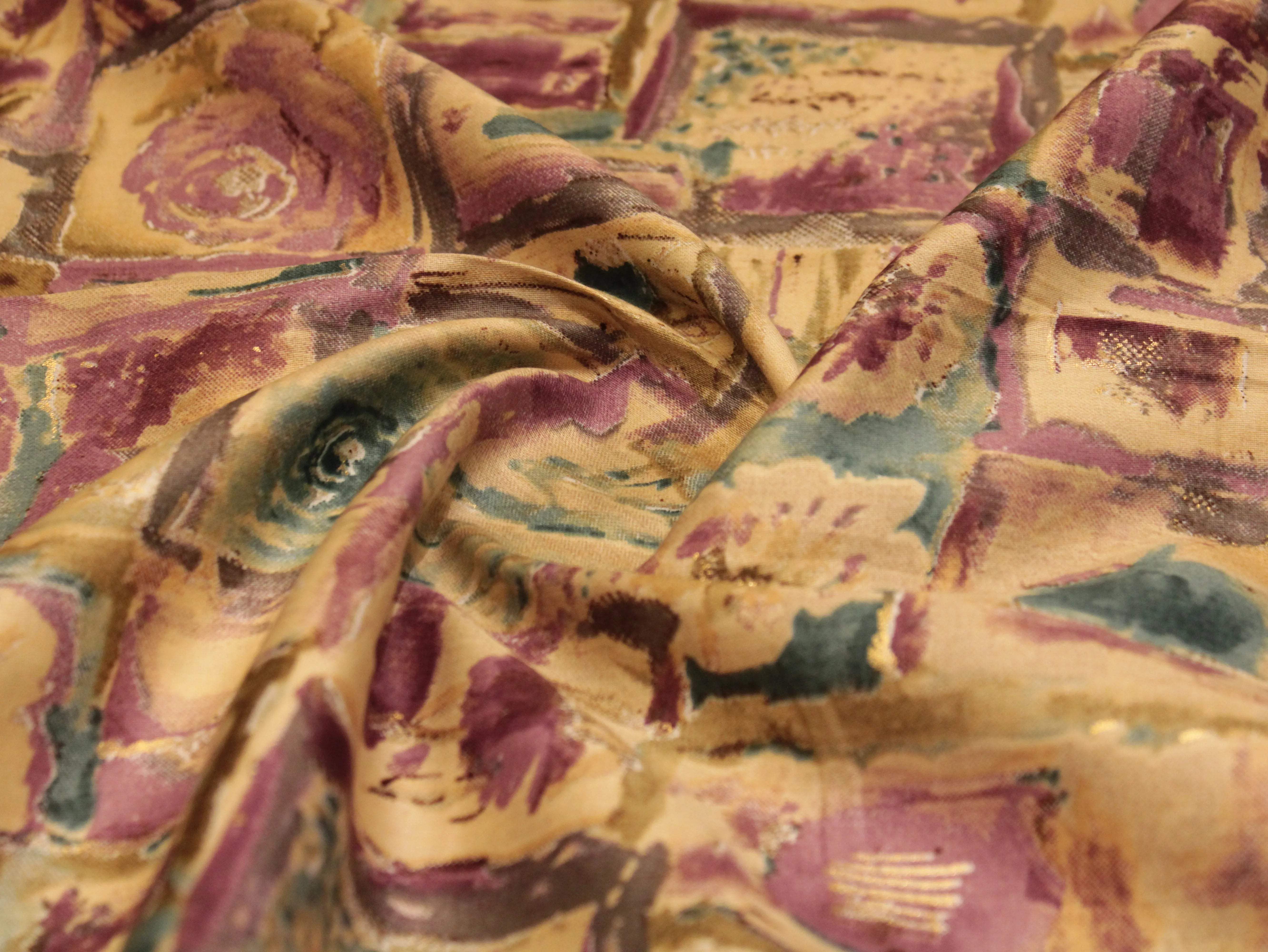 Digital Print Giza Cotton fabric - Multicolour - M'Foks