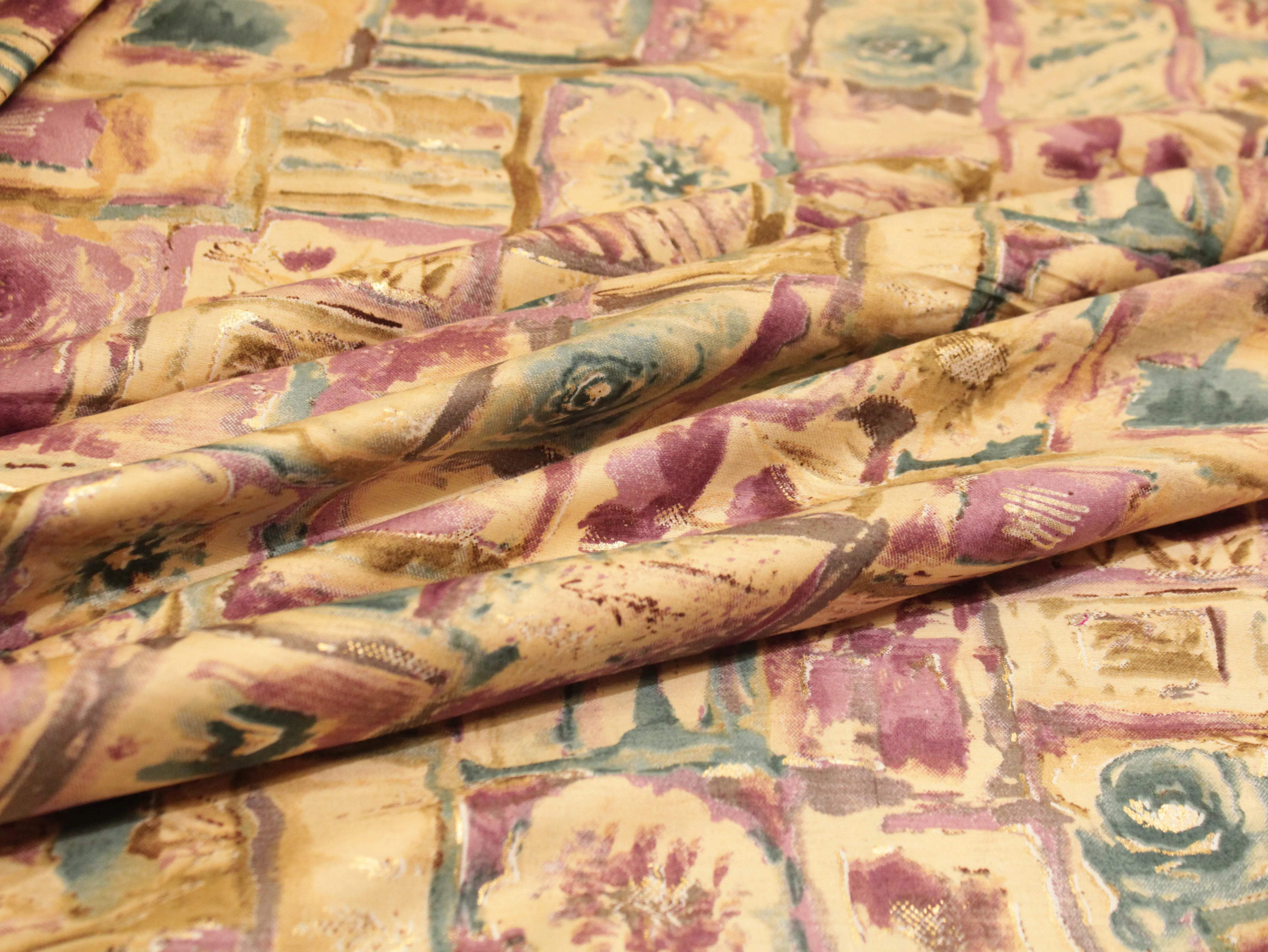 Digital Print Giza Cotton fabric - Multicolour - M'Foks