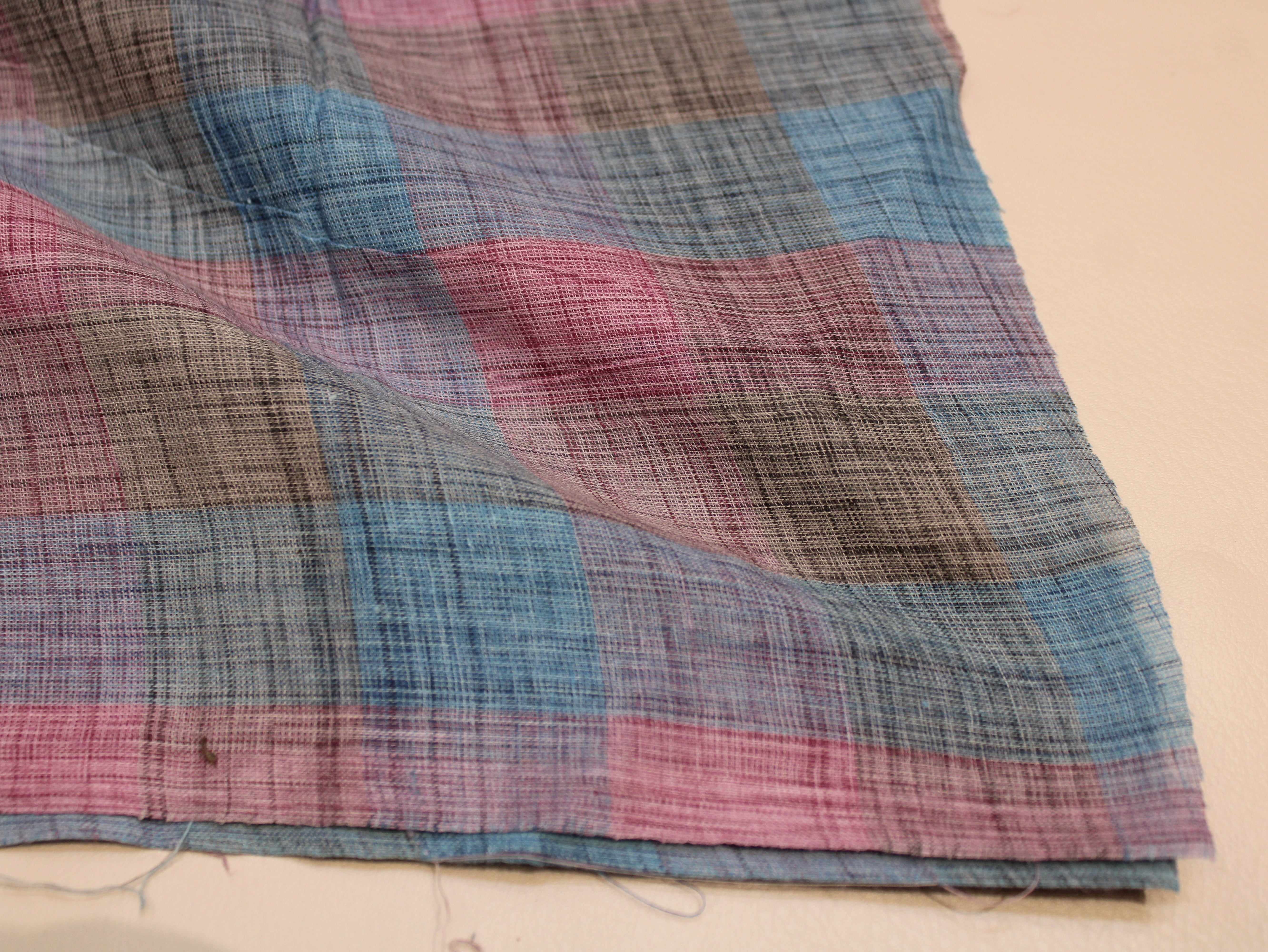 Pure Cotton Handloom Madras Multi-Color Check Fabric 44 Inch | Rainbow Check Handwoven