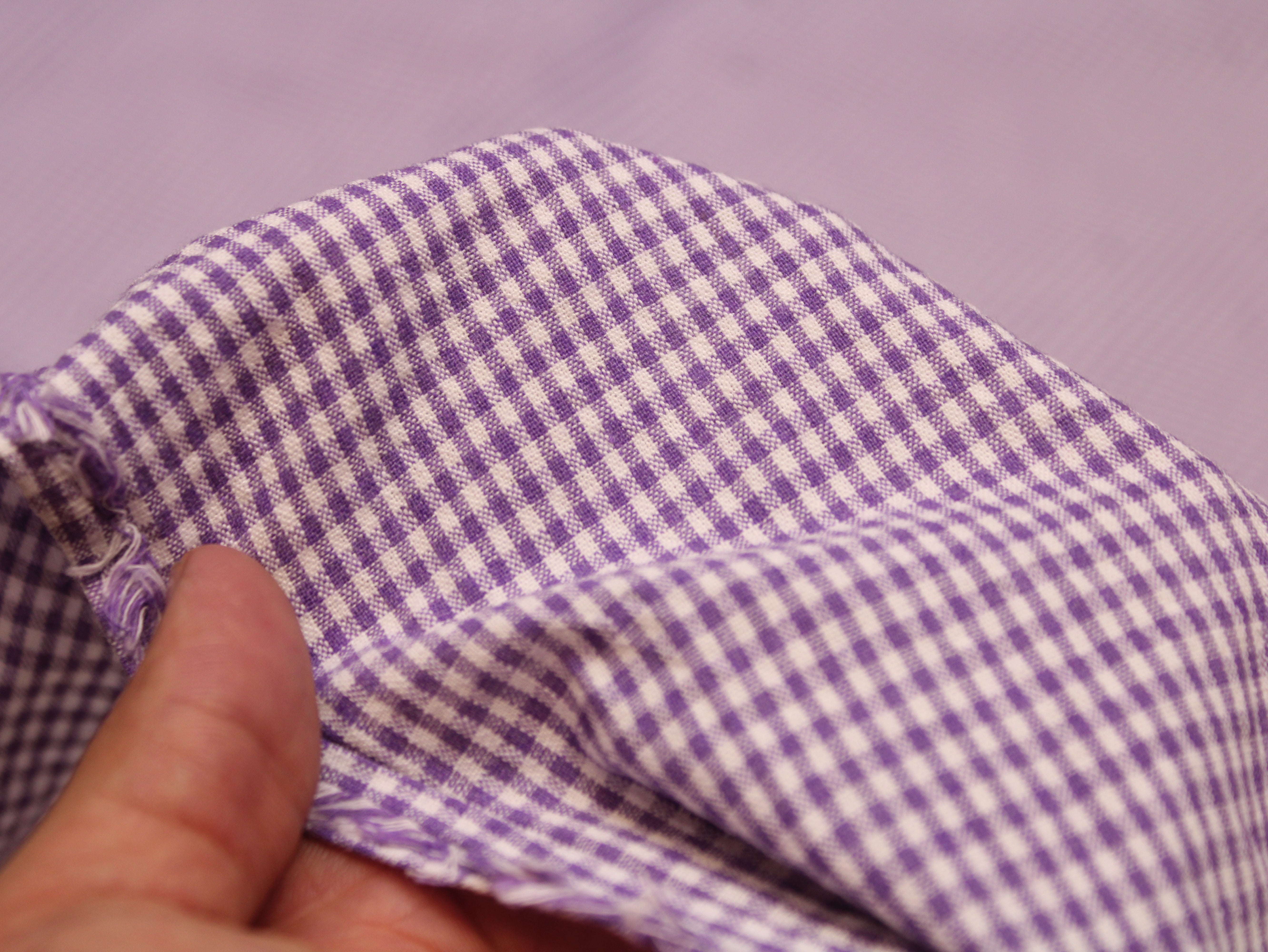 Tissu Seersucker Pur Coton Lavé Qualité 44 Pouces | Seersucker À Carreaux