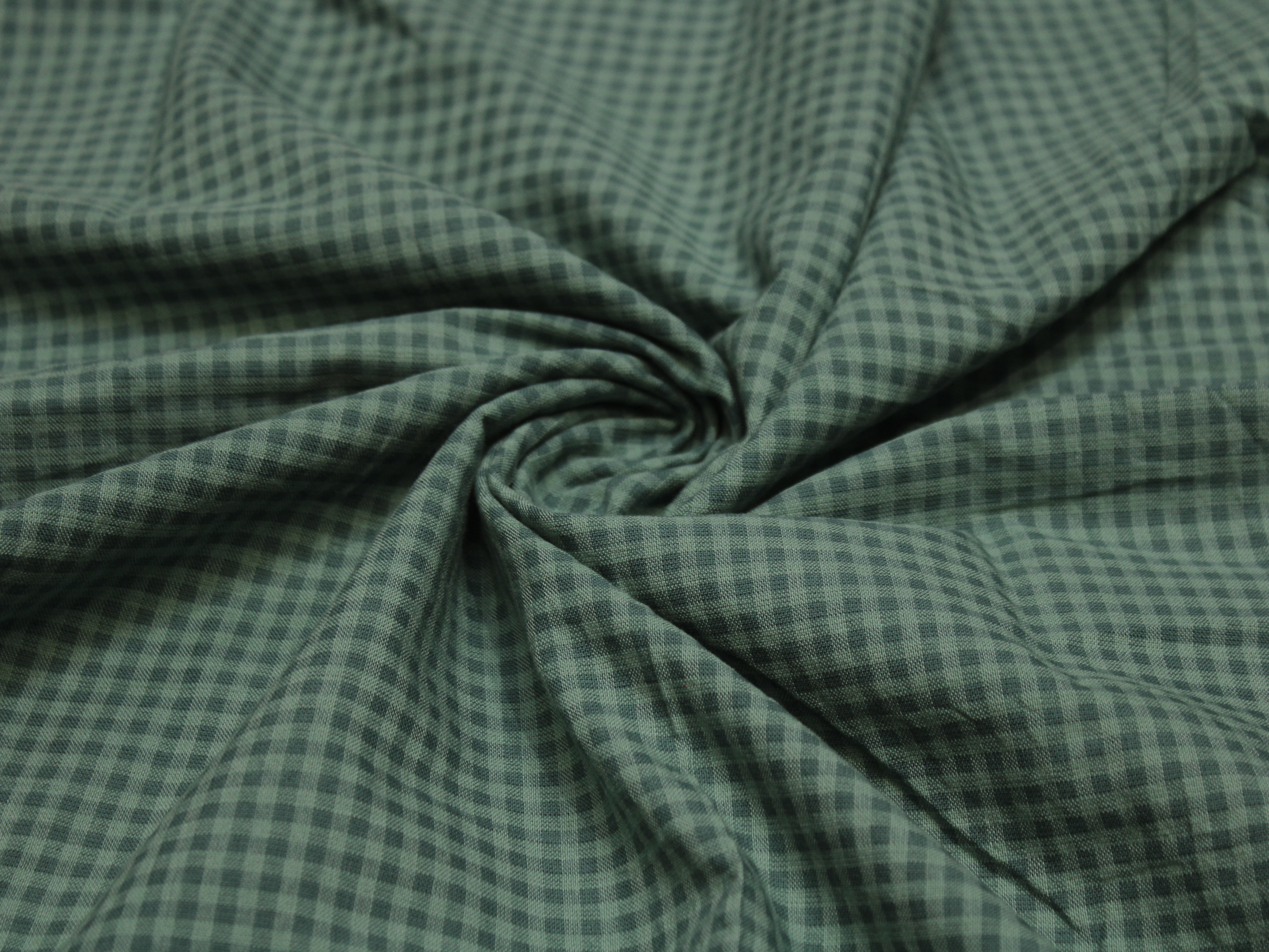 Tissu Seersucker Pur Coton Lavé Qualité 44 Pouces | Seersucker À Carreaux