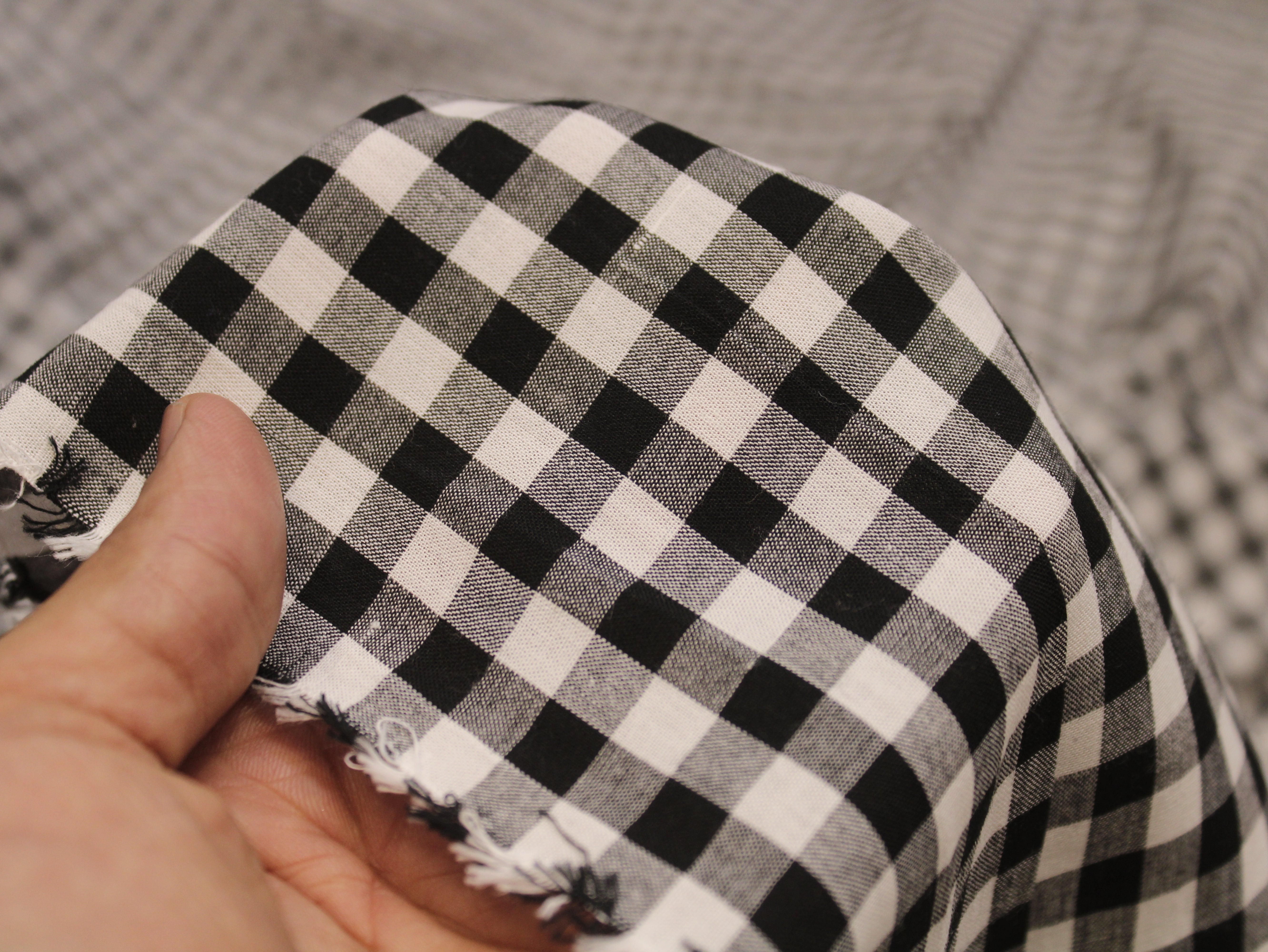 Tissu Seersucker Pur Coton Lavé Qualité 44 Pouces | Seersucker À Carreaux