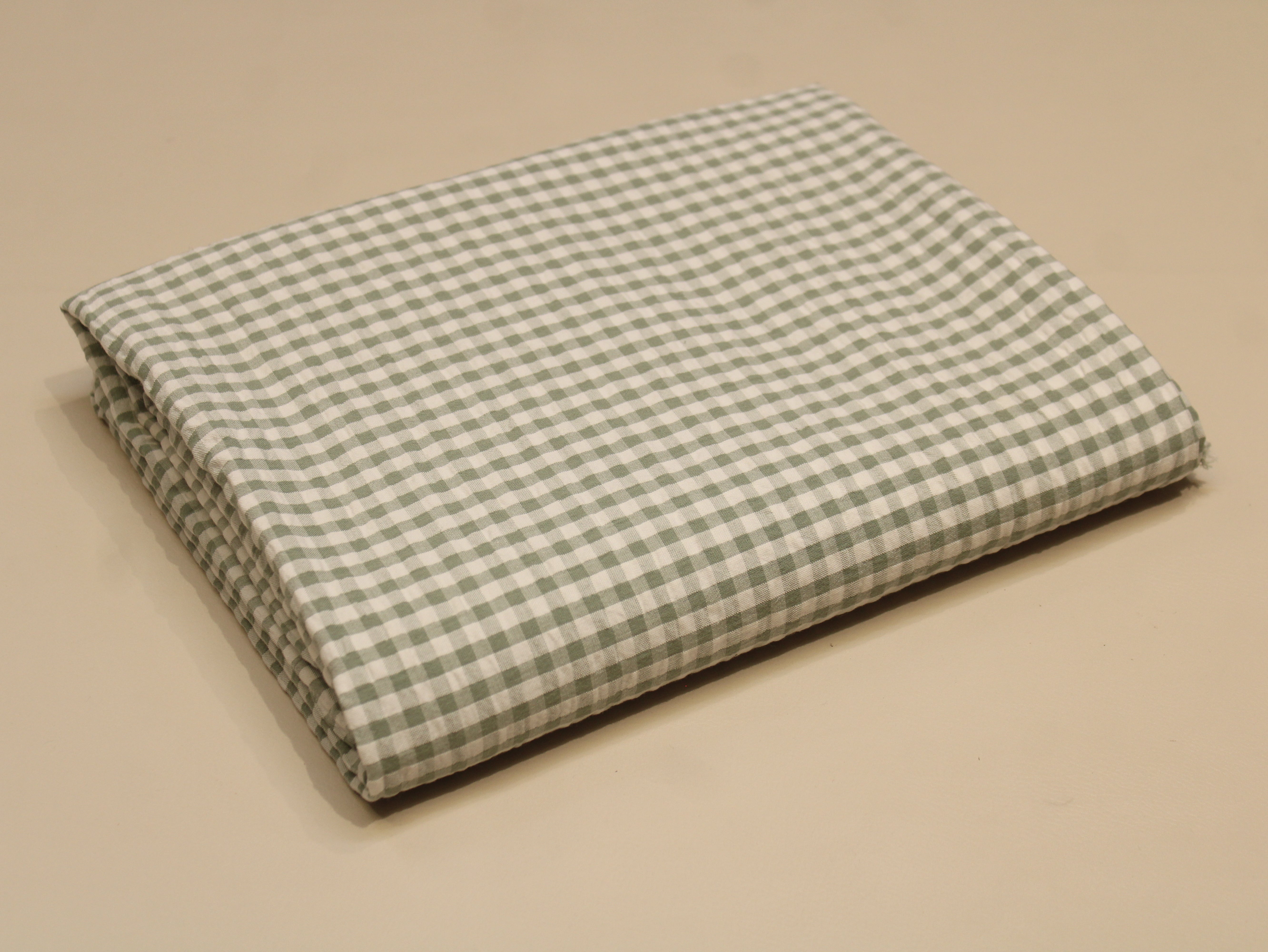 Tissu Seersucker Pur Coton Lavé Qualité 44 Pouces | Seersucker À Carreaux