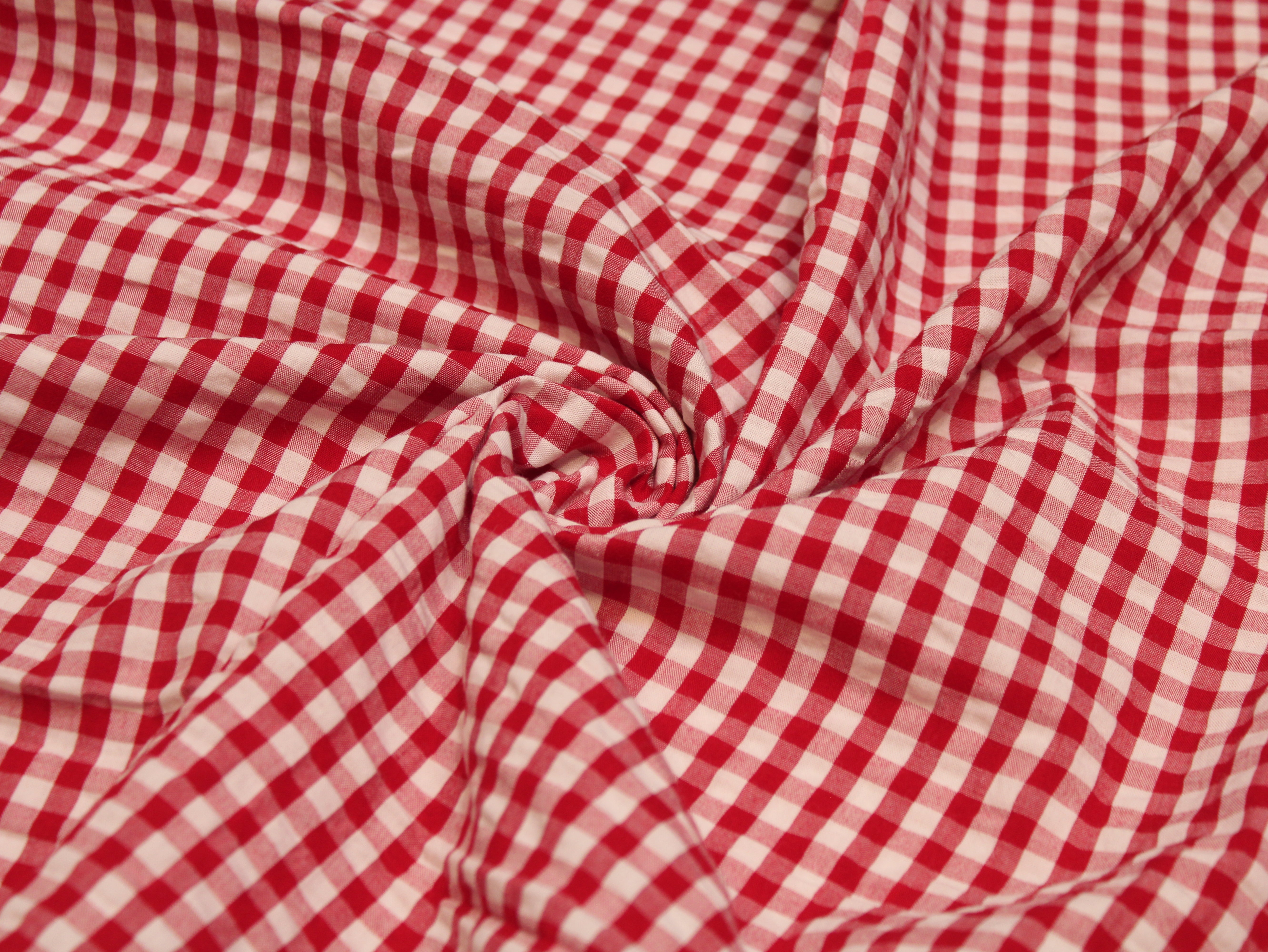 Tissu Seersucker Pur Coton Lavé Qualité 44 Pouces | Seersucker À Carreaux
