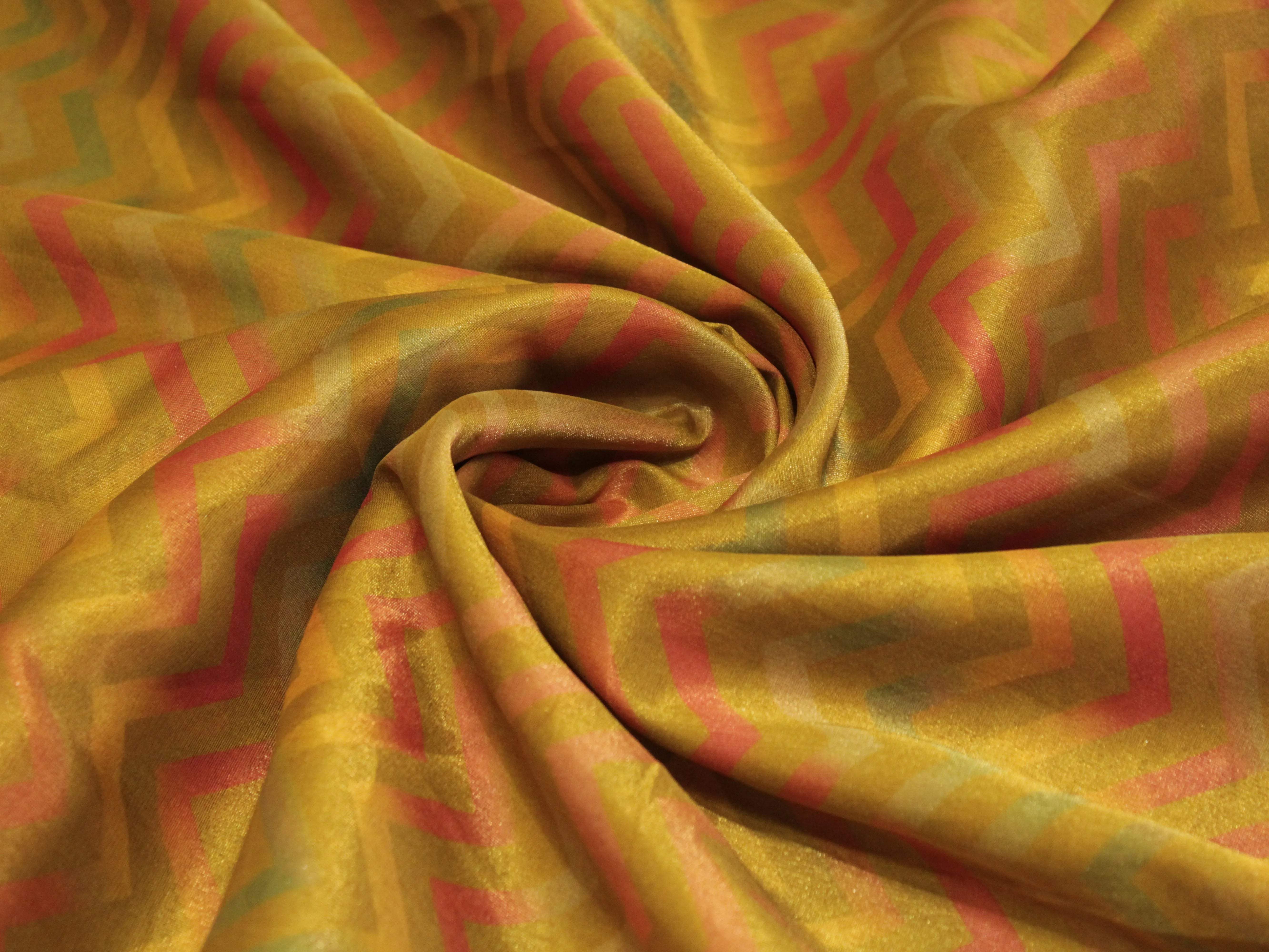 Premium Digital Print Tissue Fabric - M'Foks