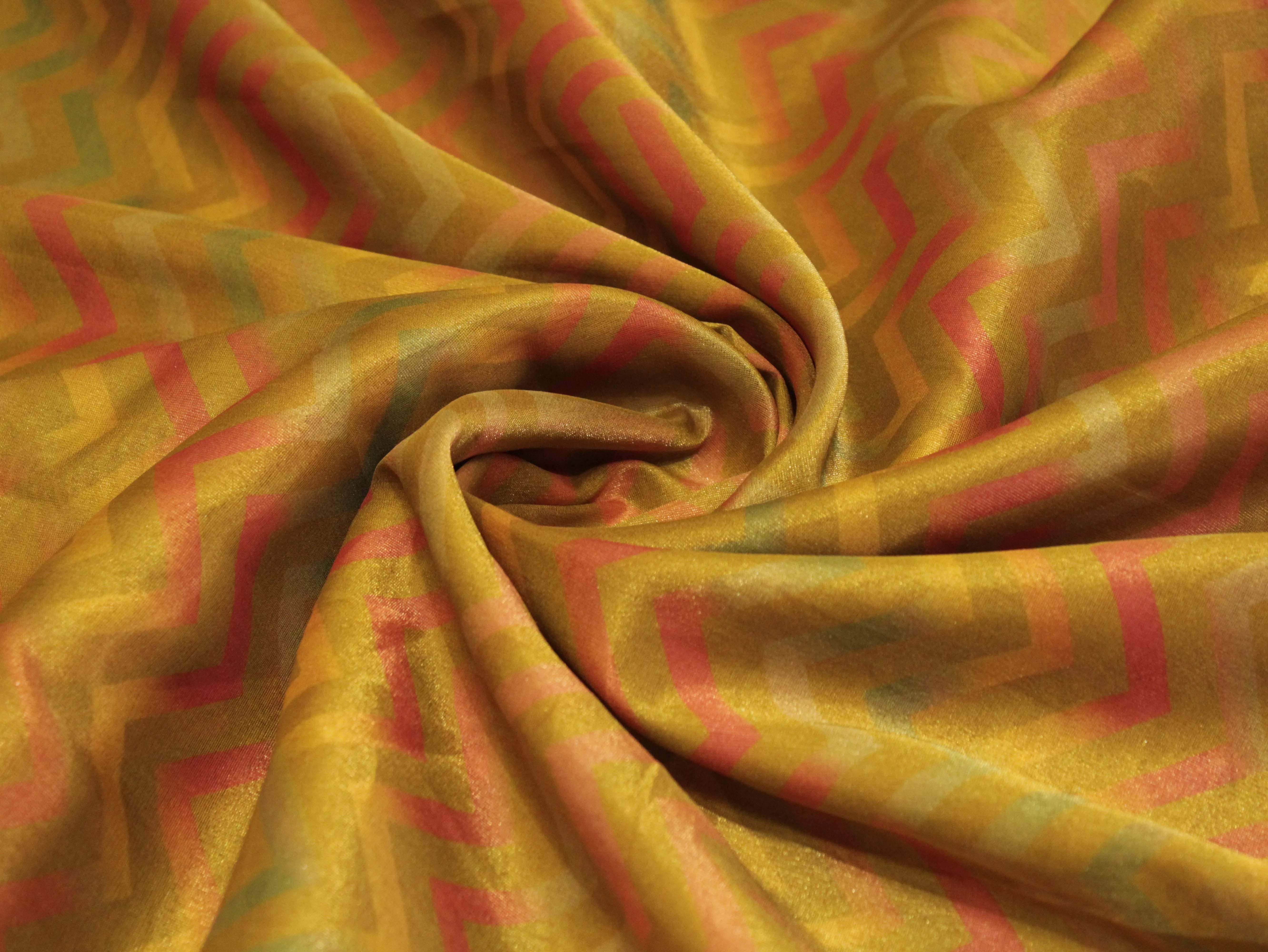 Premium Digital Print Tissue Fabric - M'Foks