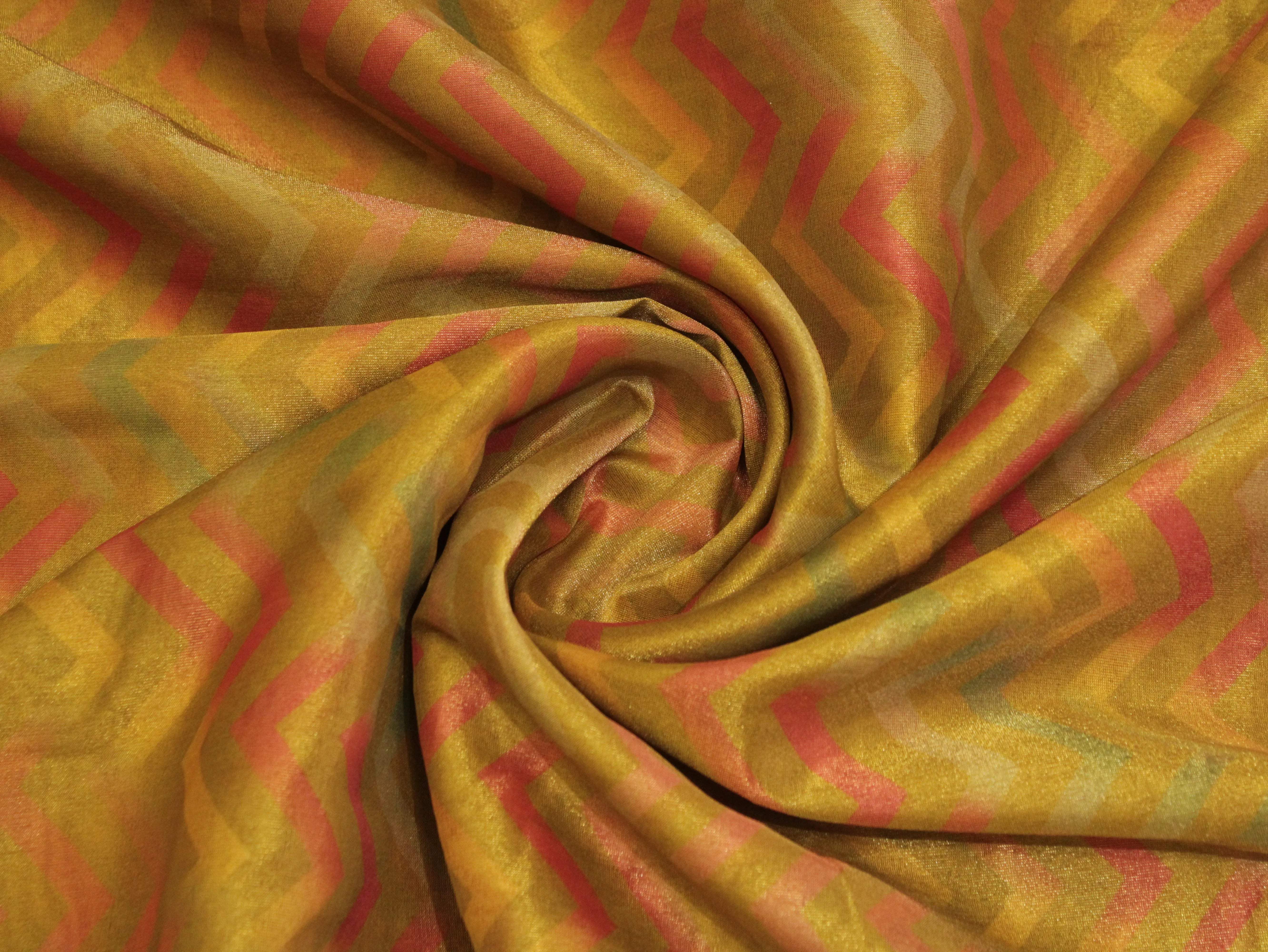 Premium Digital Print Tissue Fabric - M'Foks