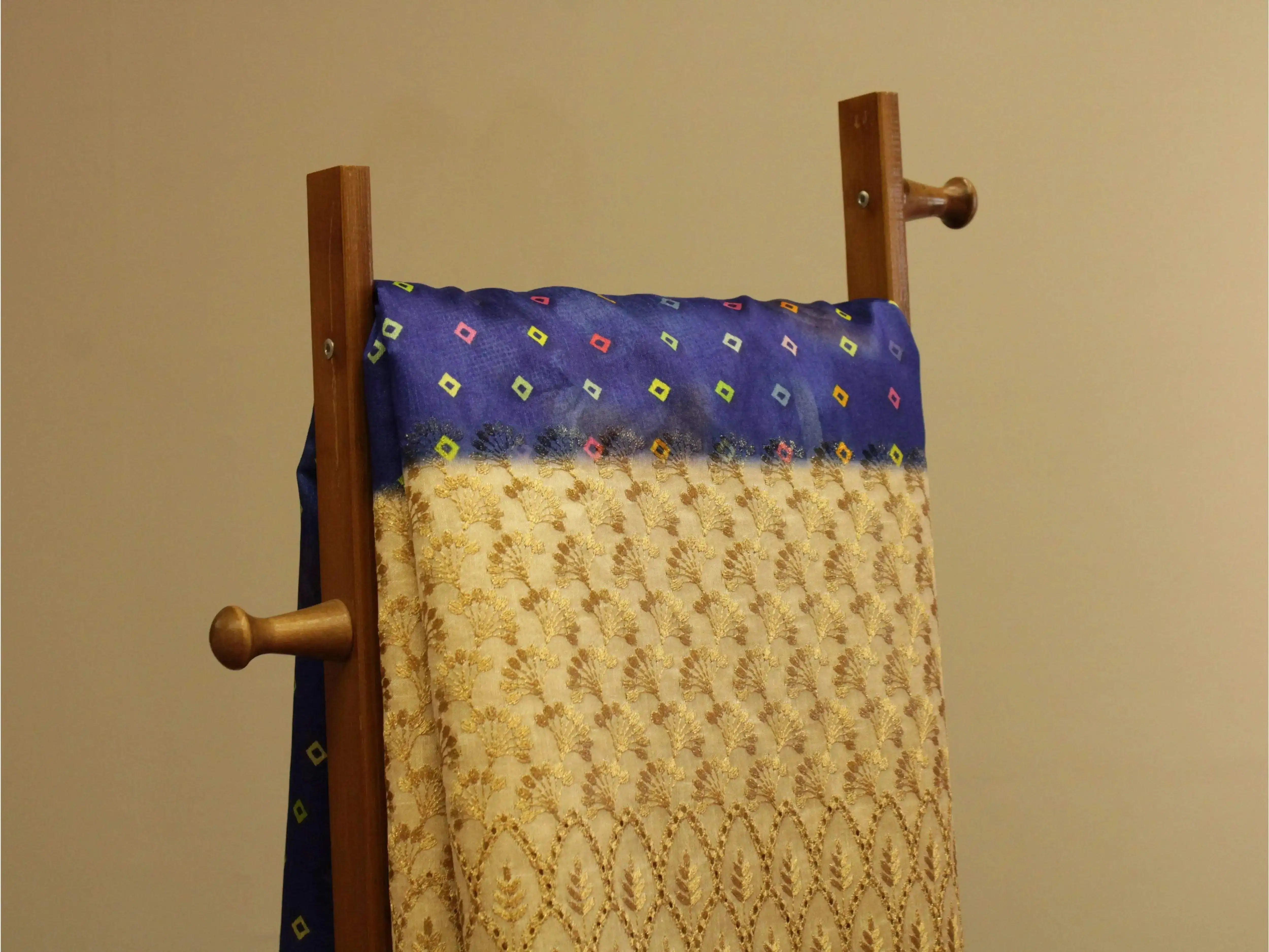 Fine Silk Digital Print Panel Work Fabric - M'Foks