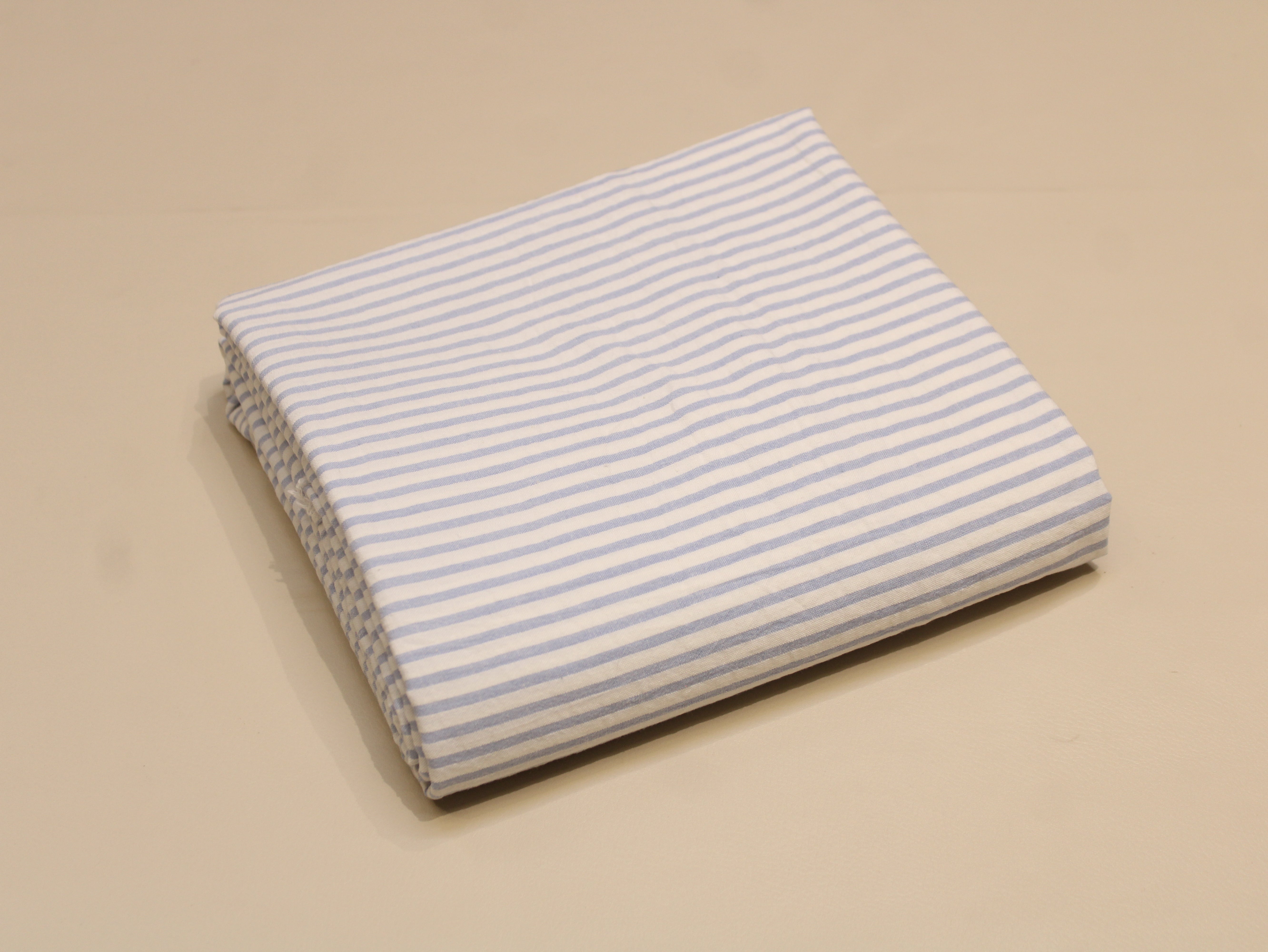 Pure Cotton Stripe Washed Quality Fabric 60 Inch | Premium Yarn-Dyed Striped Cotton