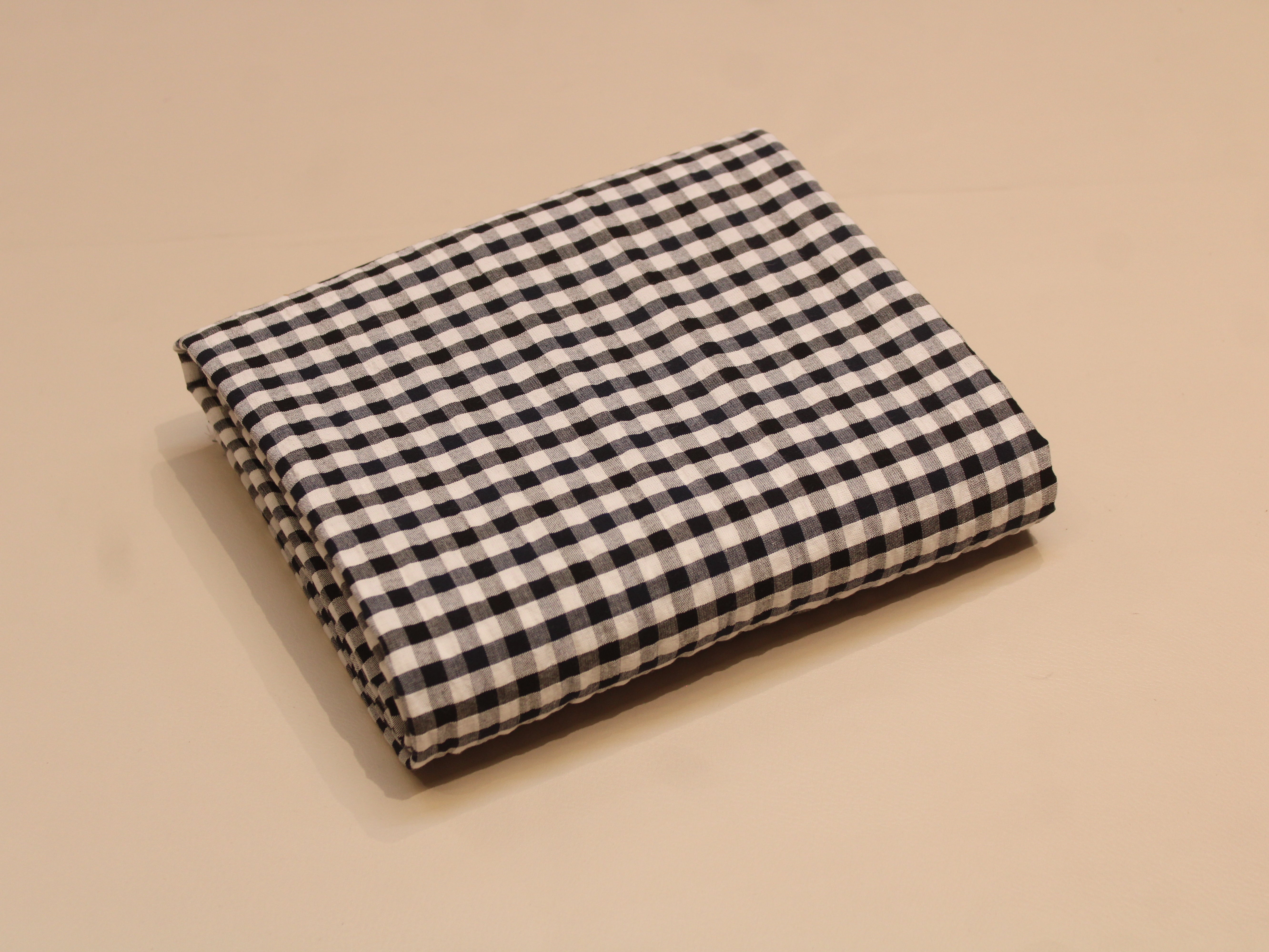 Tissu Seersucker Pur Coton Lavé Qualité 44 Pouces | Seersucker À Carreaux